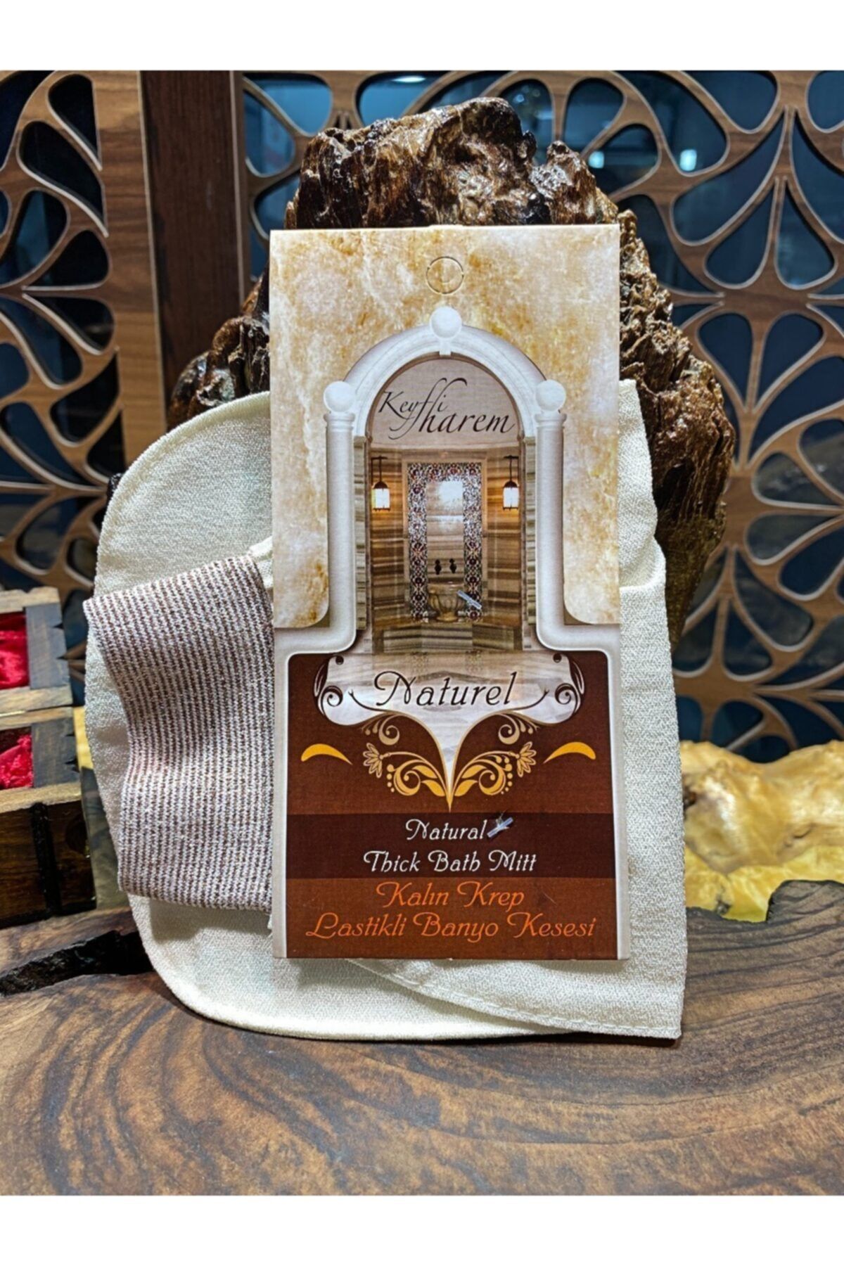 Bursa Tekstil Kelebek Kese Kalın Krep Hamam Kese & Banyo Kesesi