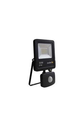 30w 6500k Ip65 Sensörlü Beyaz Led Projektör 5223-01 Image 0