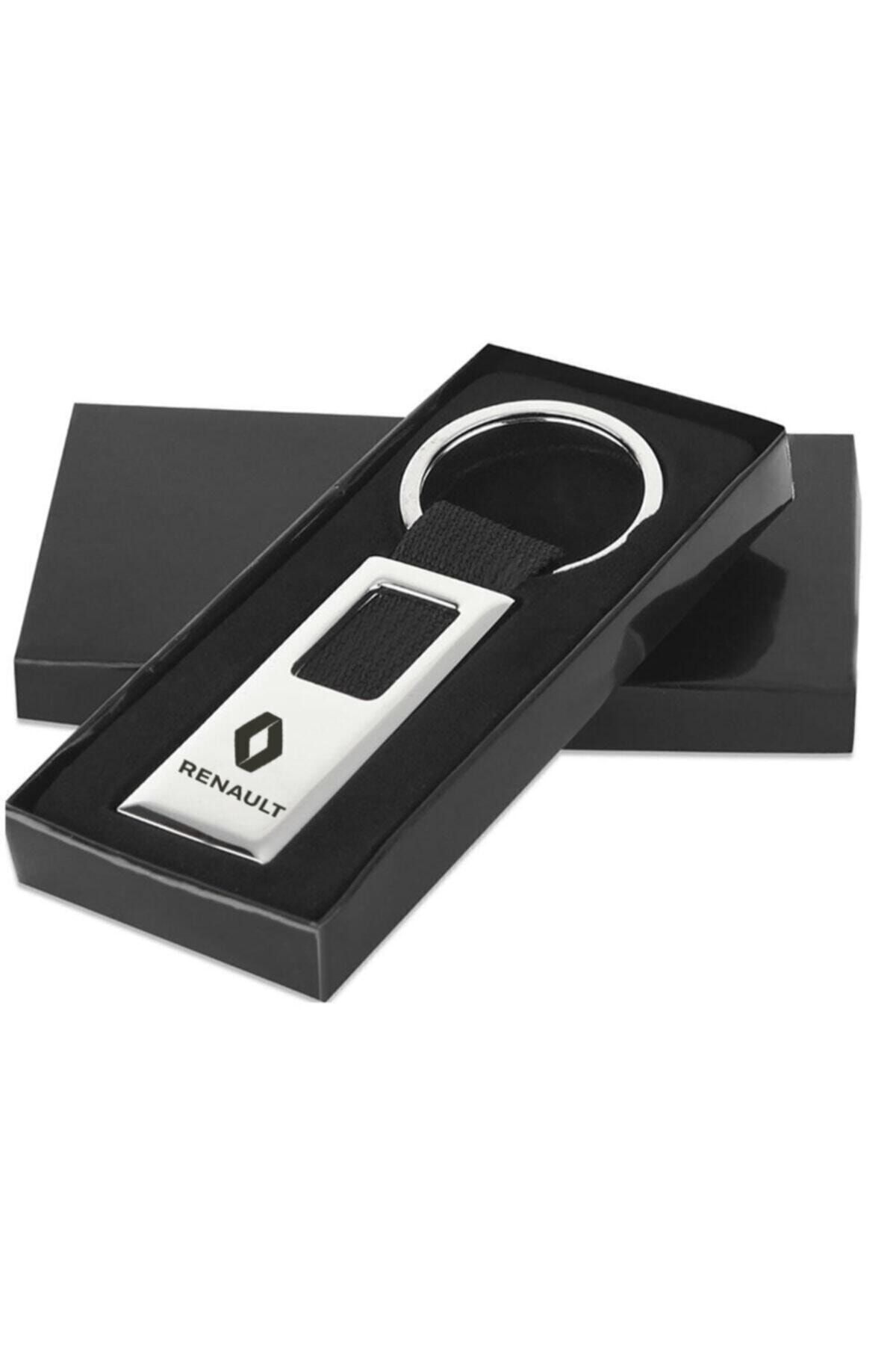 AKINSTORE Renault Logolu Metal Gümüş Anahtarlık