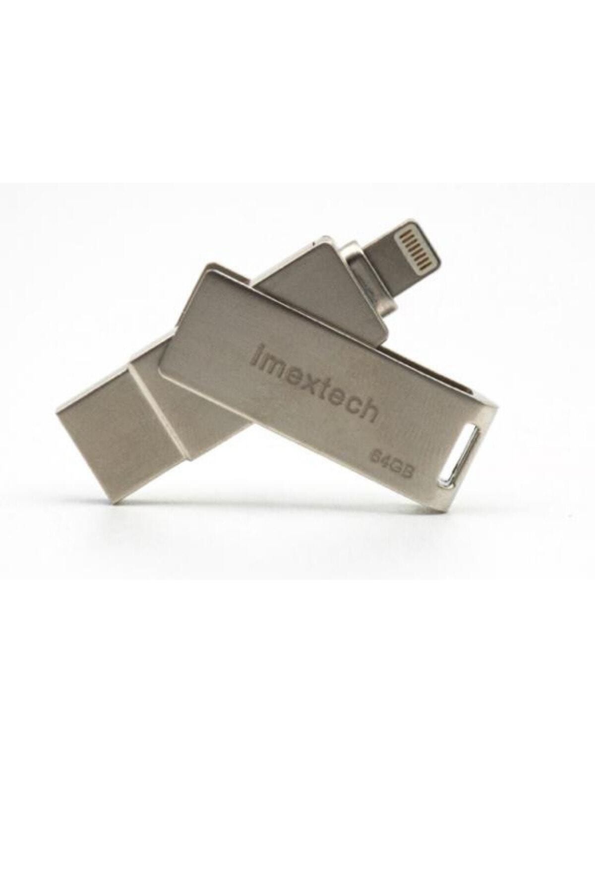 İMEXTECH 64 Gb Iphone Uyumlu Otg Flash Bellek Usb 2.0