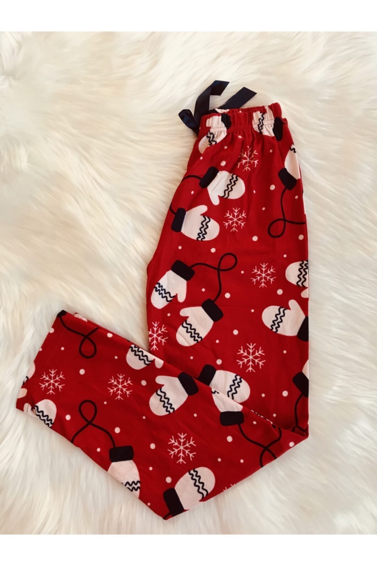 RİNDA Kadın Kadife Tek Alt Pijama