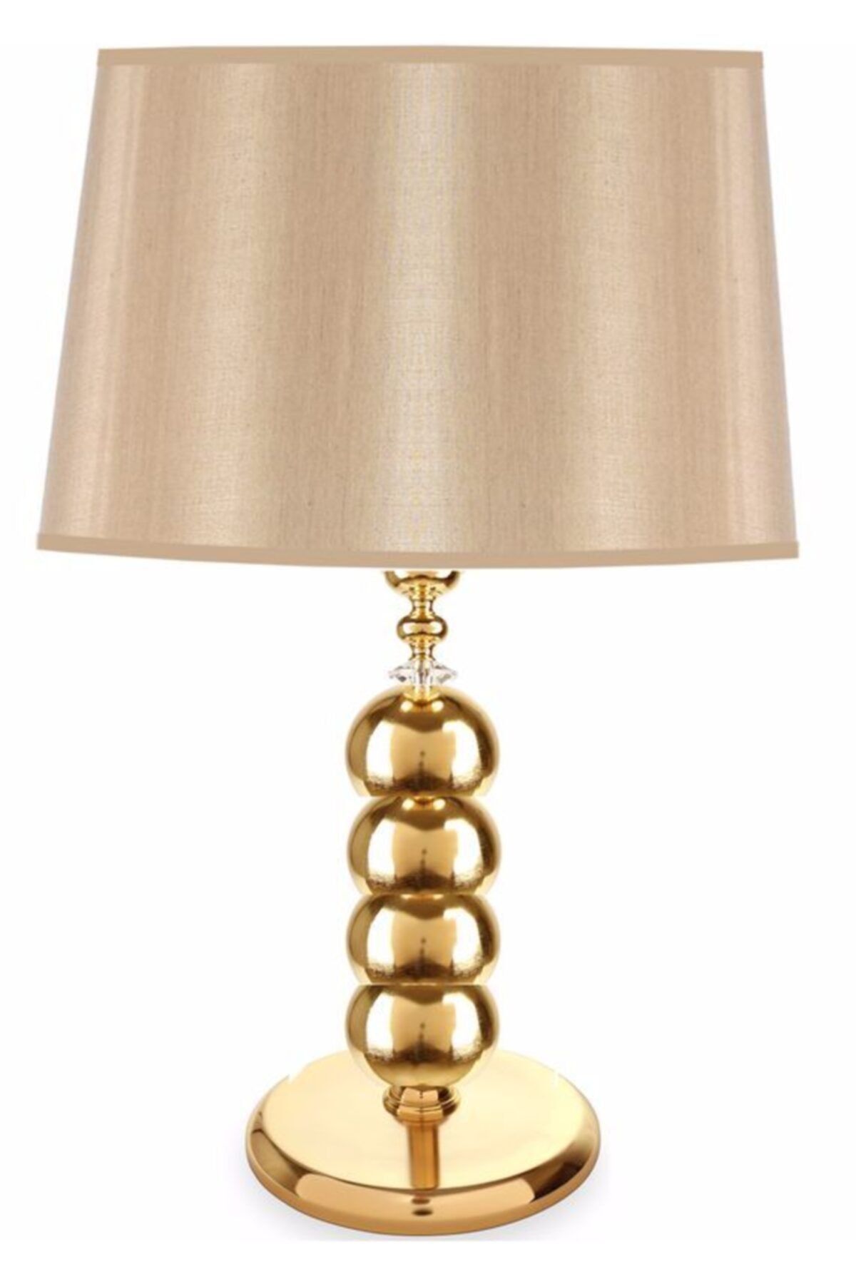 PATİNE Hawai 4 Lü Küre Gold Metal Ayaklı Orjinal Boy Abajur Viscon Mataro