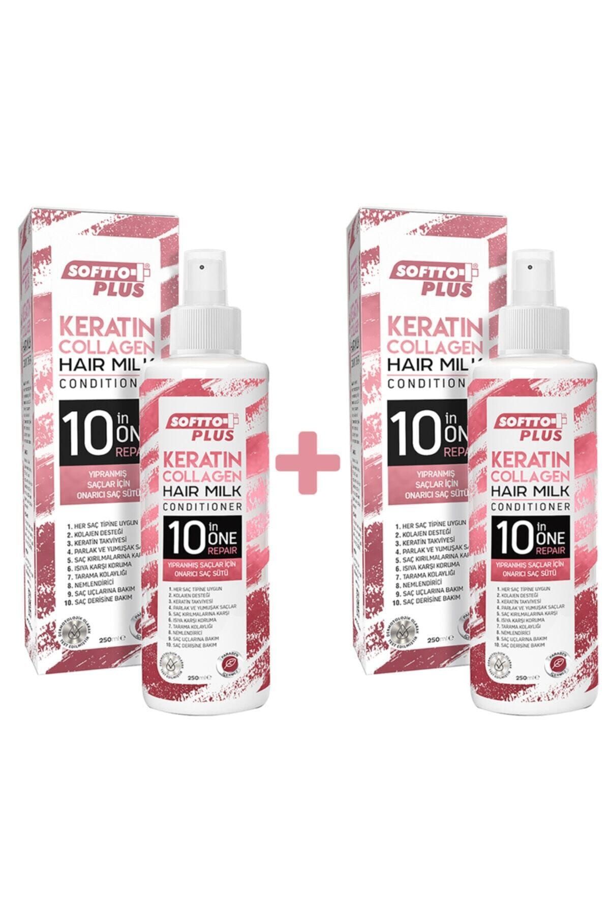 Softto Plus 2'li Keratin Kolajen Saç Sütü