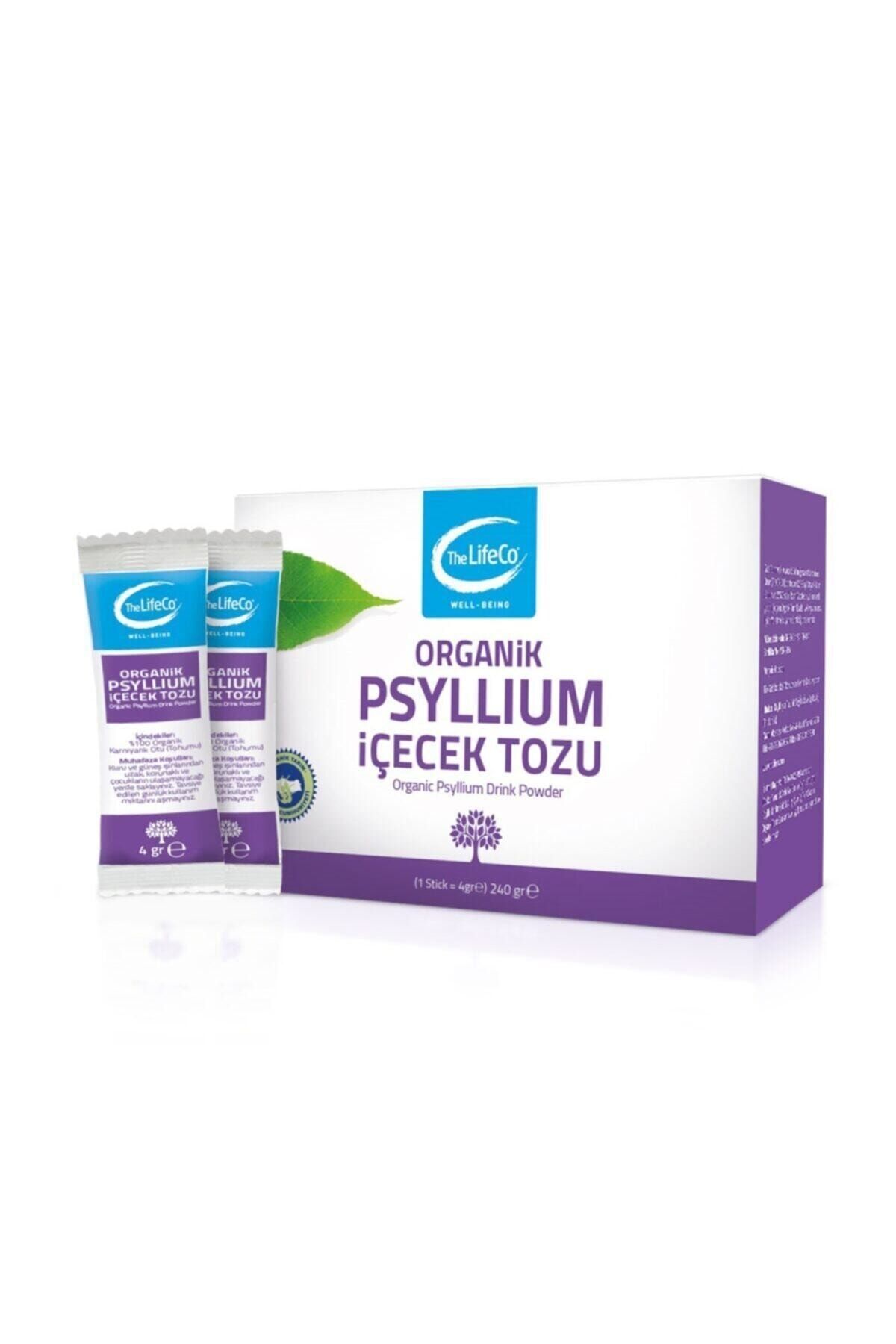 TheLifeCo Organik Karnıyarık Otu Tohumu (öğütülmüş)-plantago Psyllium 240gr (4x60 Lı Stick)
