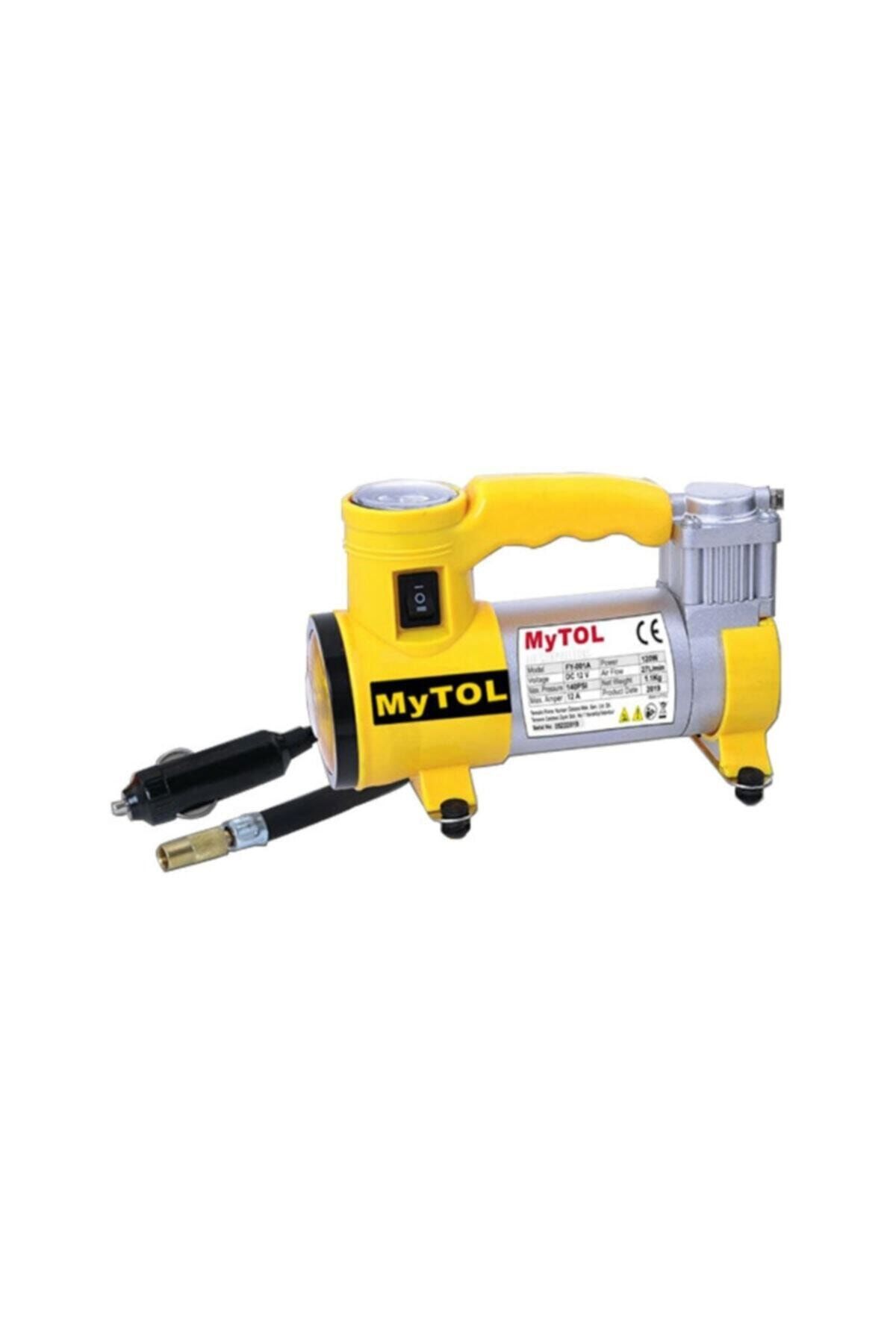 MYTOL Fy-001a Metal Gövdeli Ve Işıklı Araç Kompresörü
