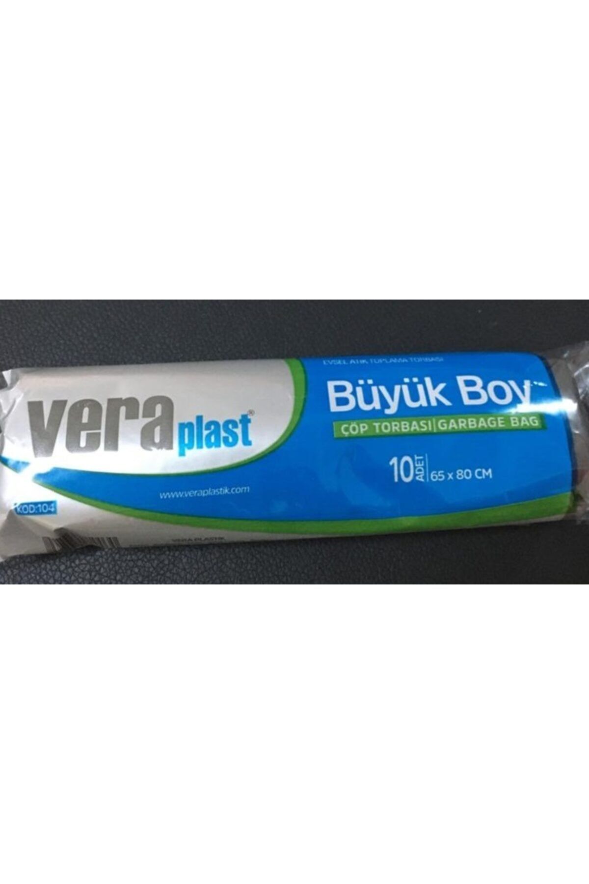 veraplast Çöp Torbası Büyük Boy 65x80 cm 10 Adet