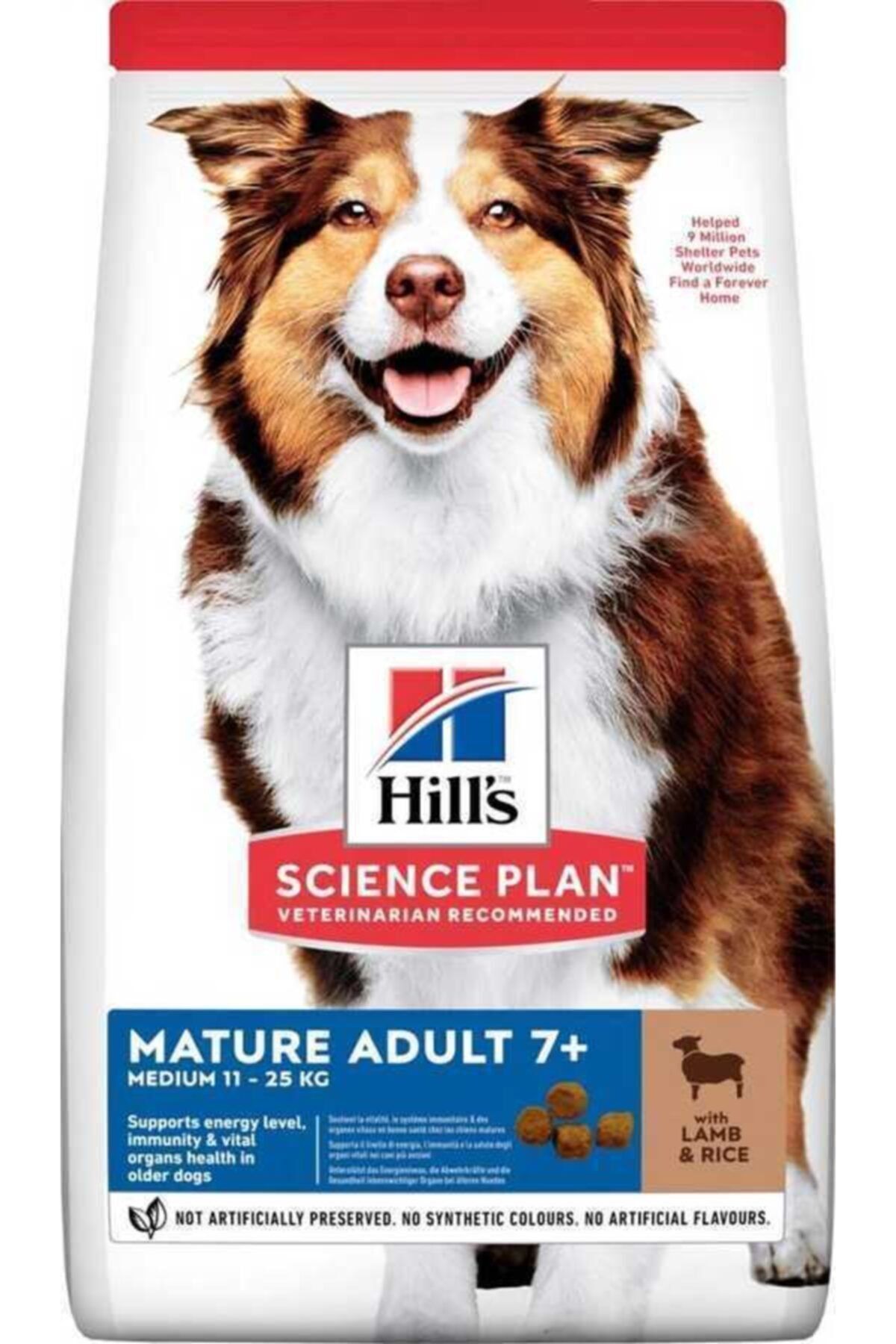 Hill's 7 Kuzu Etli Yaşlı Köpek Maması 2,5 Kg