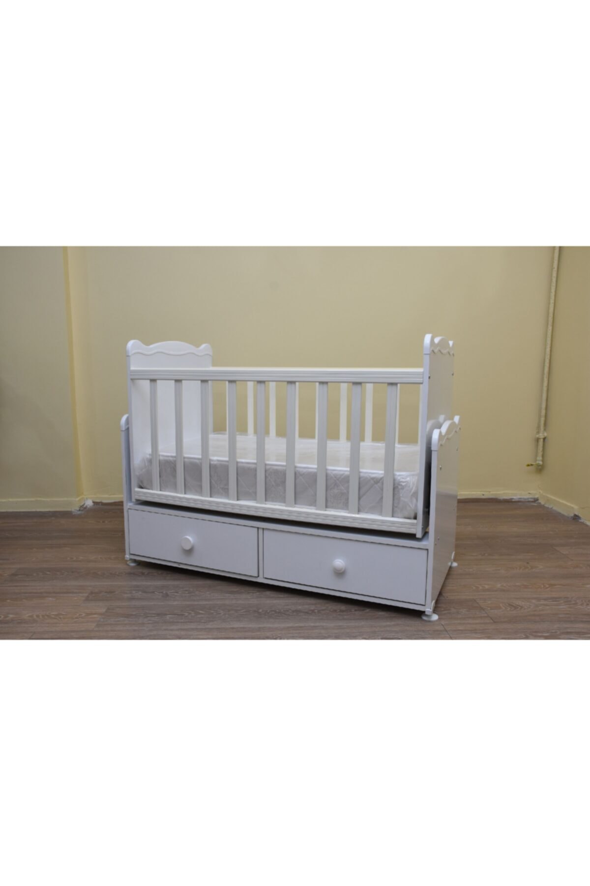 BENGİ TİCARET Bengi Uğurlu Beşik Yataklı Sallanır Ahşap 60*120