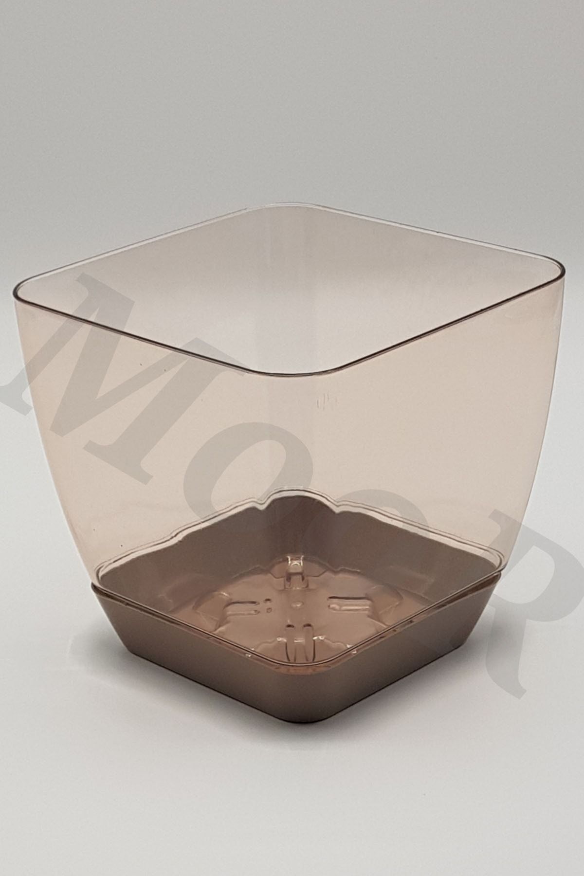 Favilla Kare Orkide Saksı 18cm 2100/kahverengi