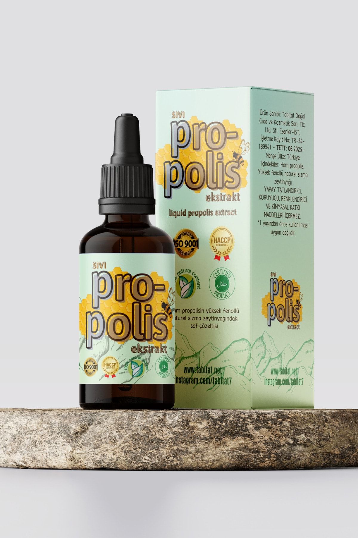 Tabitat Doğal Sıvı Propolis Ekstrakt (30 ML)
