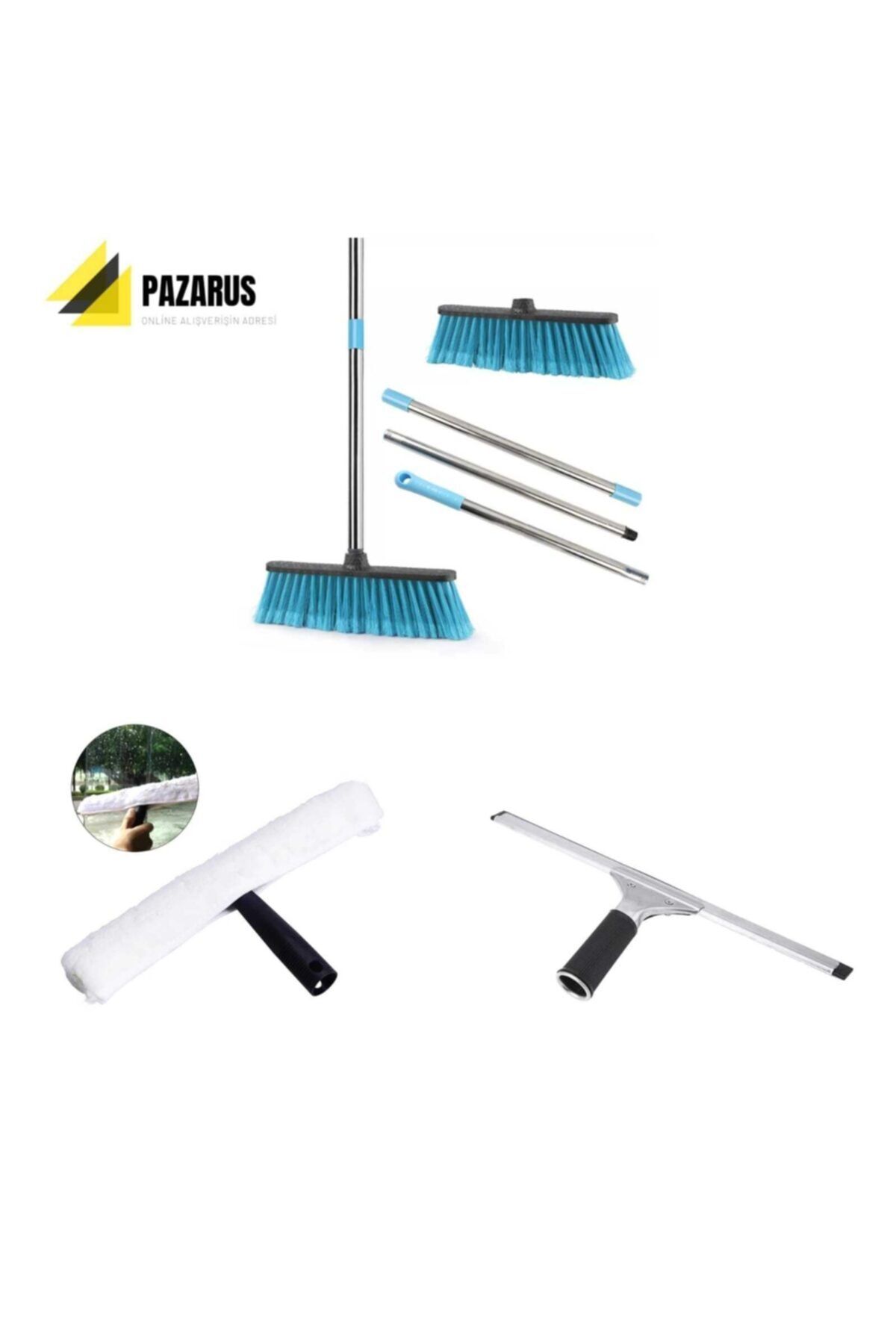 babyblog Lüx Teleskopik Saplı Araba Fırçası +uzun Saplı Cam Peluş +teleskopik Saplı 35 Cm Metal Cam Çekçek