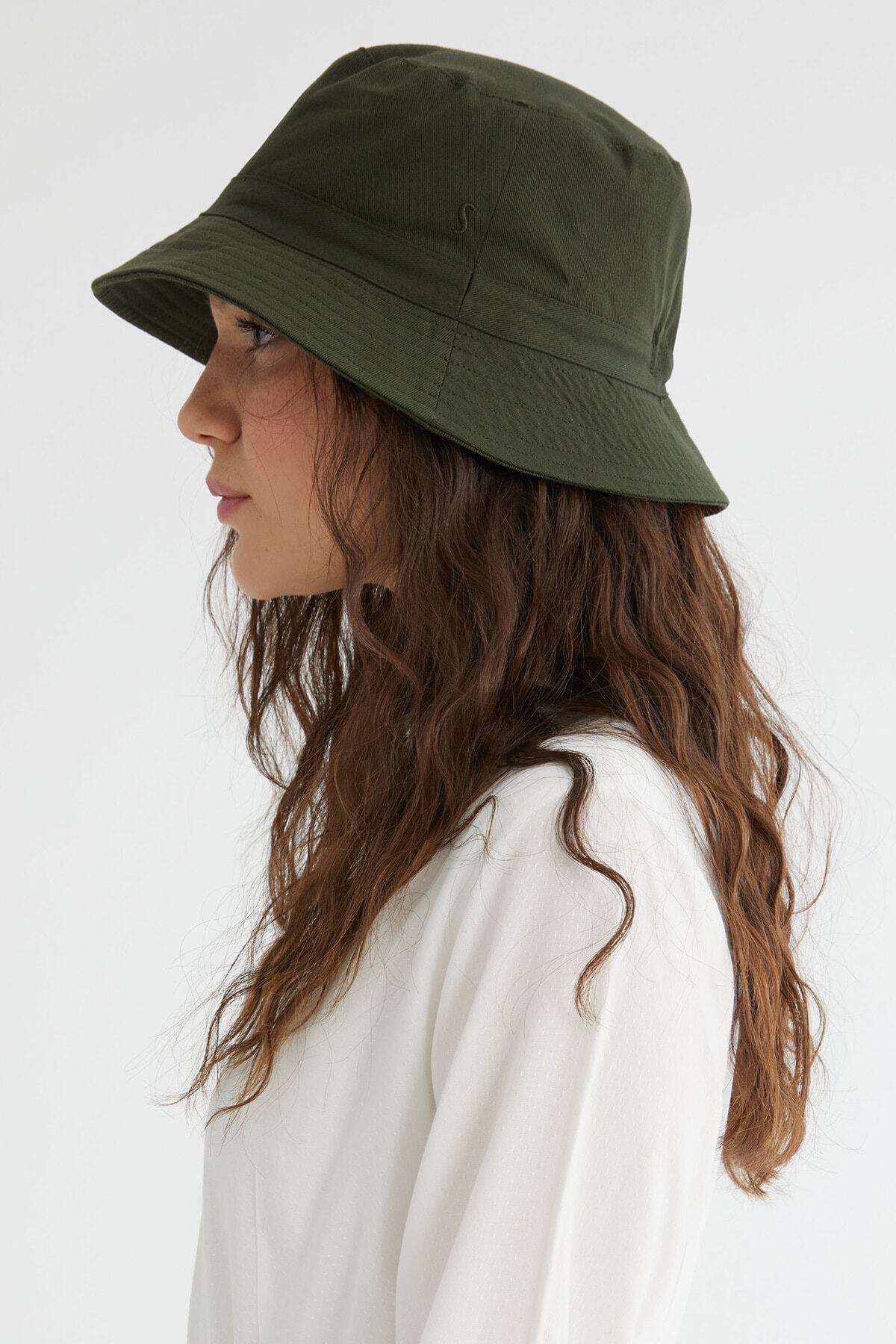 Suud Collection Haki Bucket Şapka