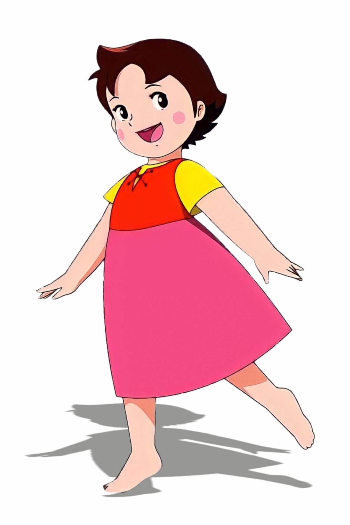 dakik reklam Heidi Ayaklı Maket Figür 100cm Boy