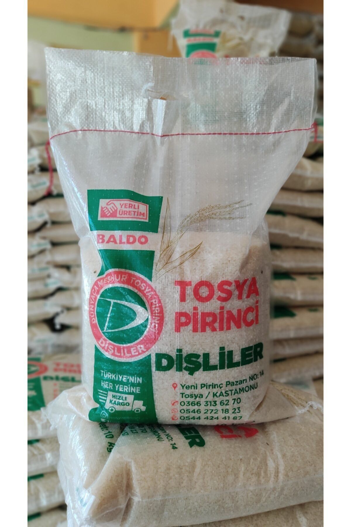 Dişliler Pirinç Bakliyat Tosya Pirinci 5 Kg