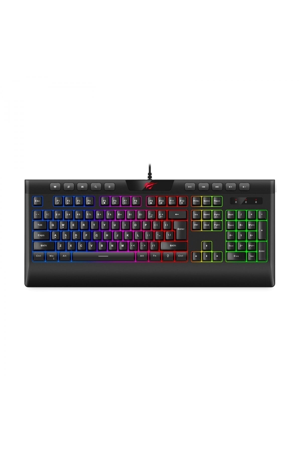 Gamenote ® Kb487l Rgb Gaming Klavye Siyah/usb/rgb Aydınlatmalı Q Klavye Tr
