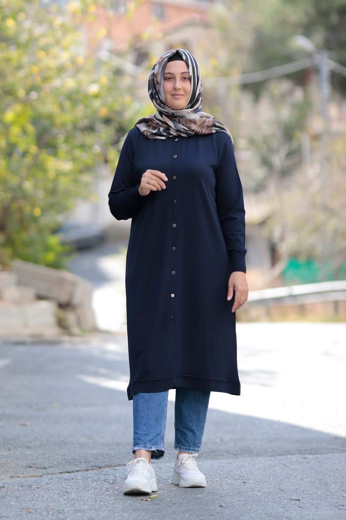 Zey&Ka Butik Büyük Beden Merserize Soğuk Rayon Iplik Çelik Örme Perfect Düğmeli Hırka Triko Giy Çık