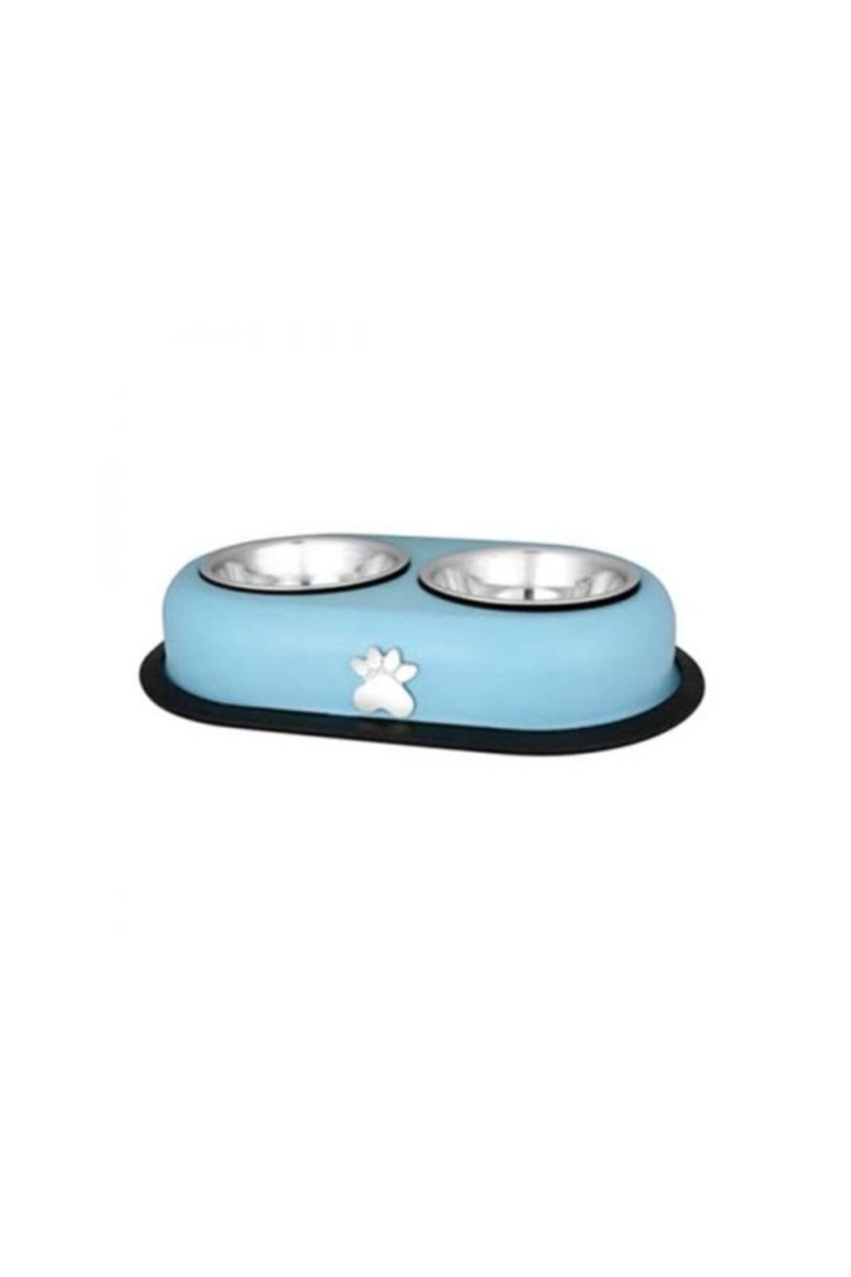 Ankur Ddbxp(m) 1/2pt Patı Desenli Ikili Çelik Mama Kabı Ø12 Cm