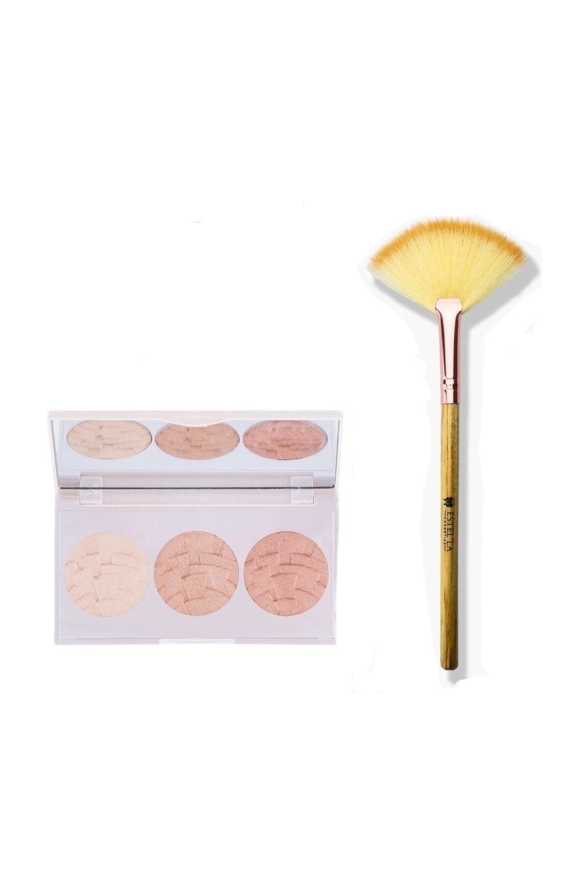 pinkflash Aydınlatıcı Face Studio Chrome Extreme Highligter Mary Ve Aydinlatici Fırçası