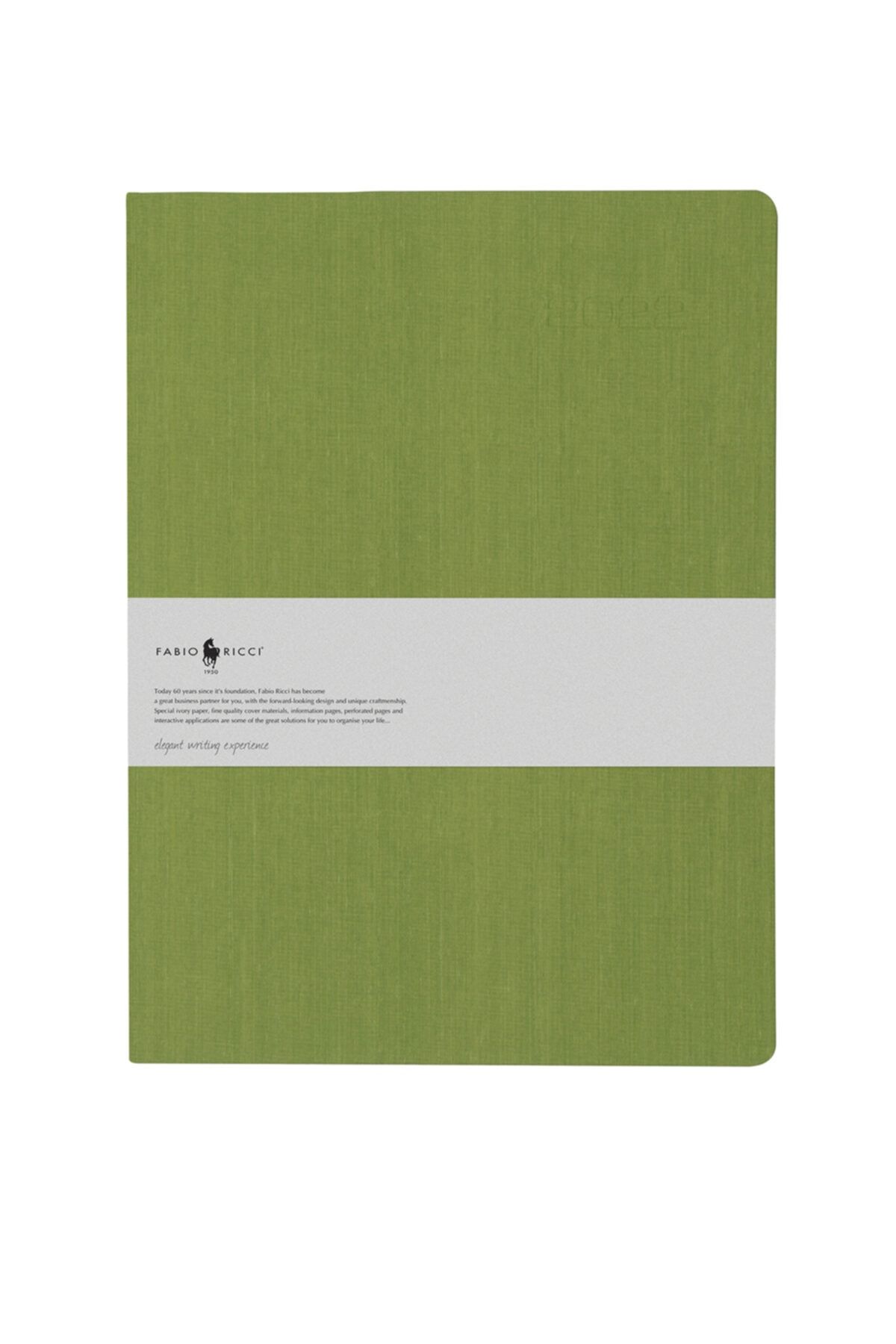 Fabio Ricci 19x25cm Lepidus Fıstık Yeşili Yıllık Planlı Defter 1035 - 2022