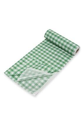 Tek Kullanımlık Masa Ve Aktivite Örtüsü Sıvı Geçirmez-1 Rulo 10'lu - 100x120 Cm - Yeşil Kareli Image 0