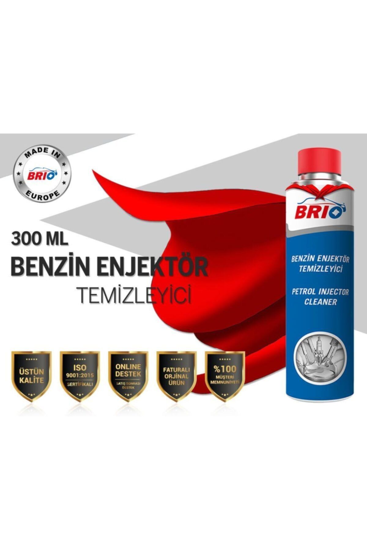 BRIO Benzin Enjektör Temizleme Yakıt Katkısı 2 Li Set