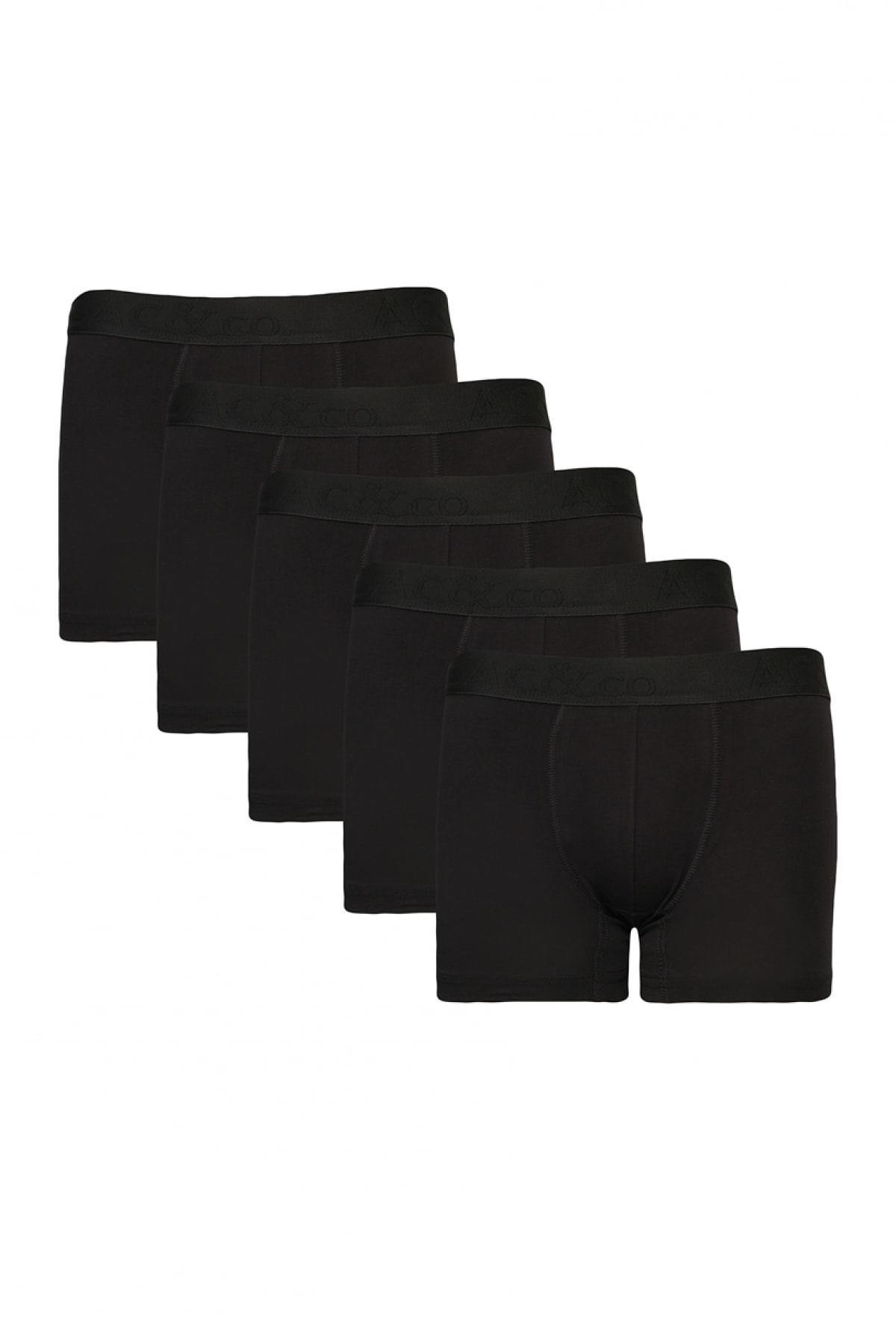 AC&Co / Altınyıldız Classics Erkek Siyah 5li Boxer Paketi