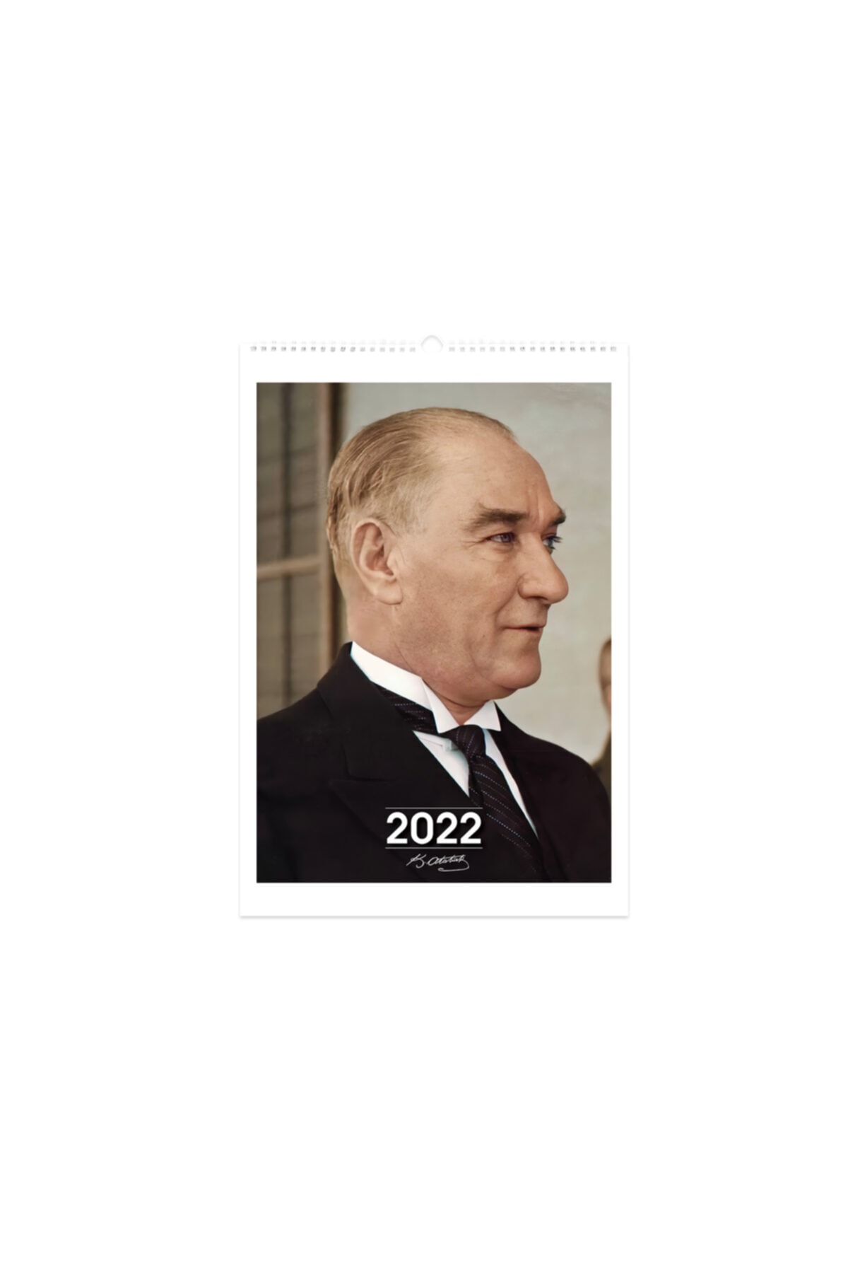 KESKİN COLOR 2022 31x43 Spiralli Duvar Takvimi - Atatürk