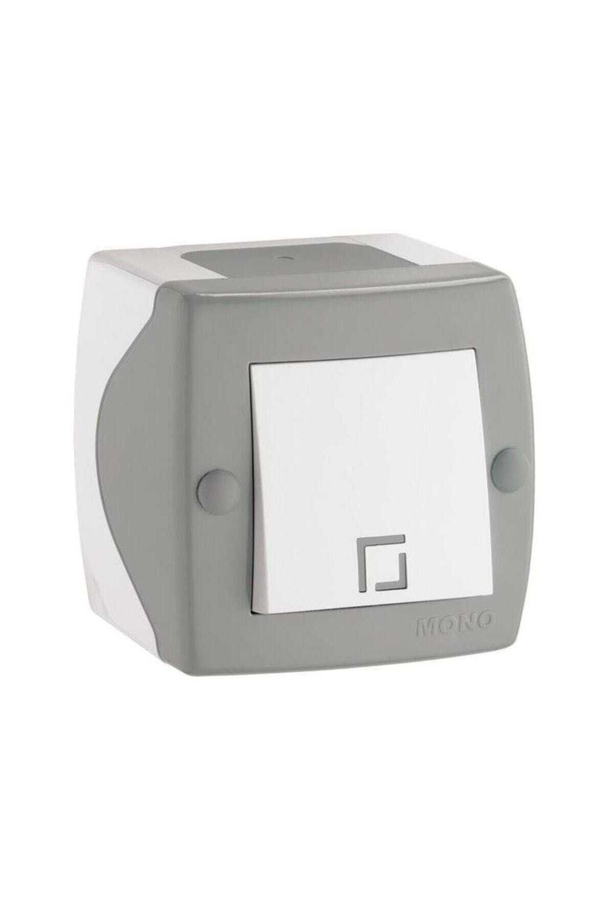 MONO Tekli Anahtar Sıva Üstü Marka Sıva Üstü