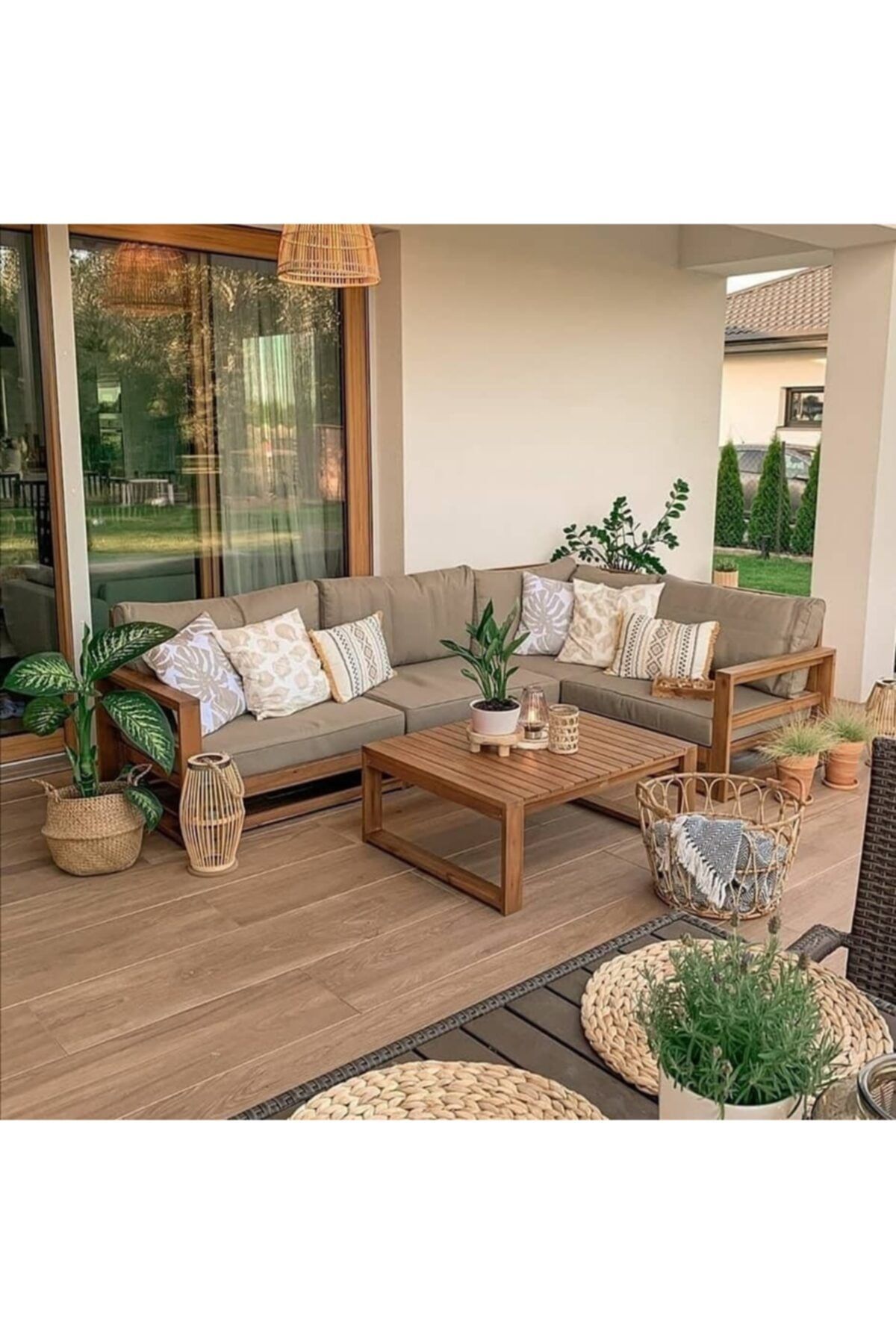 pendekor Anika Bahçe Balkon Teras Köşe Koltuk