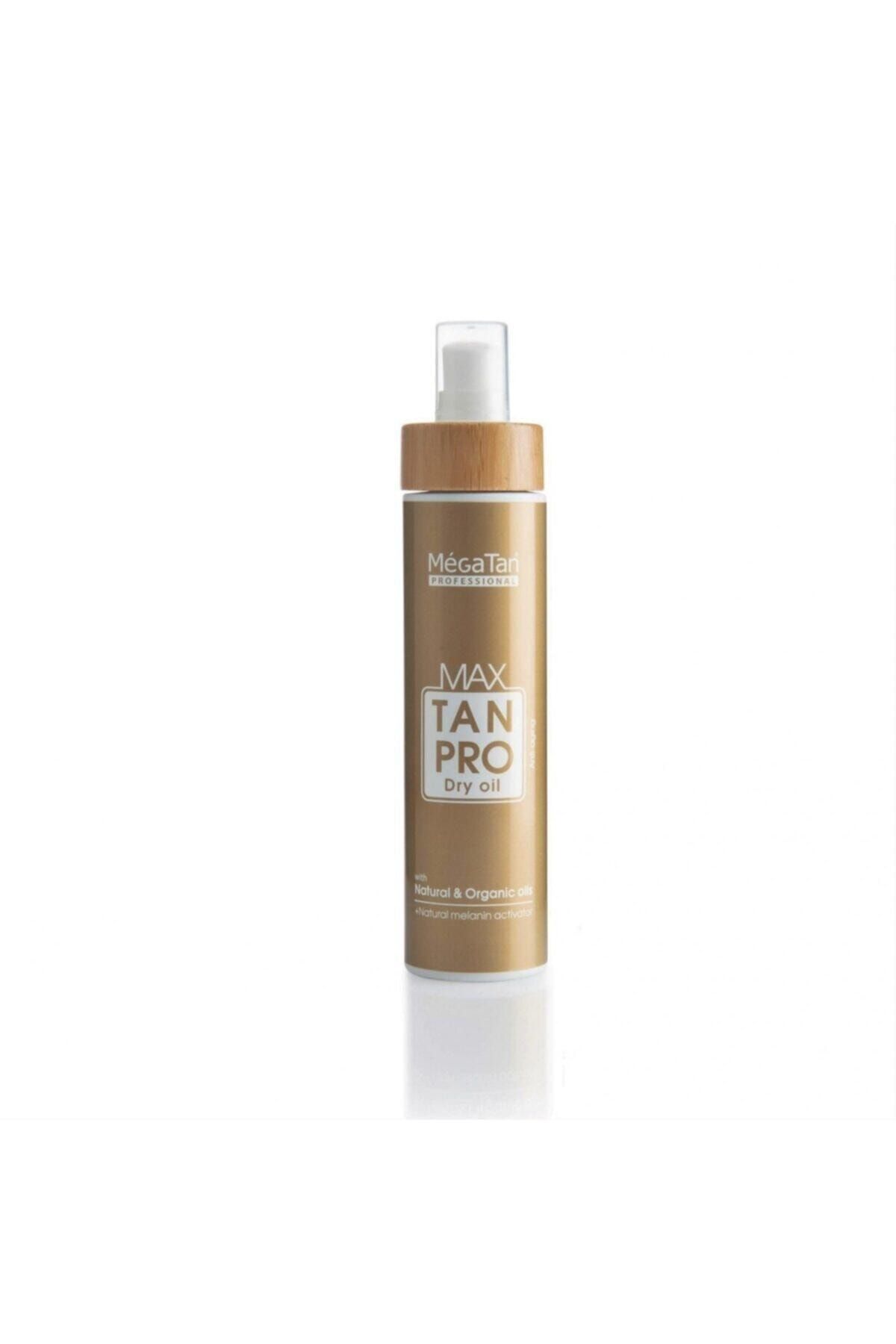 Megatan Solaryum Kremi Bronzlaştırıcı Max Tan Pro Dry Oil 115 ml