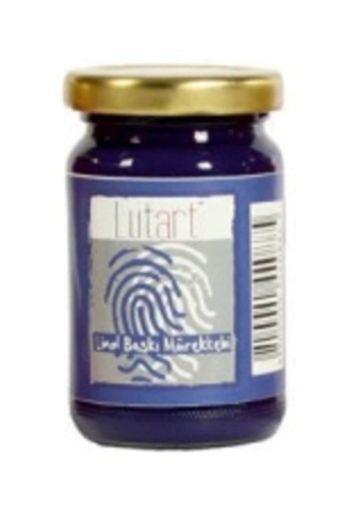 Lutart Mavi Linol Baskı Mürekkebi 6100 100 ml