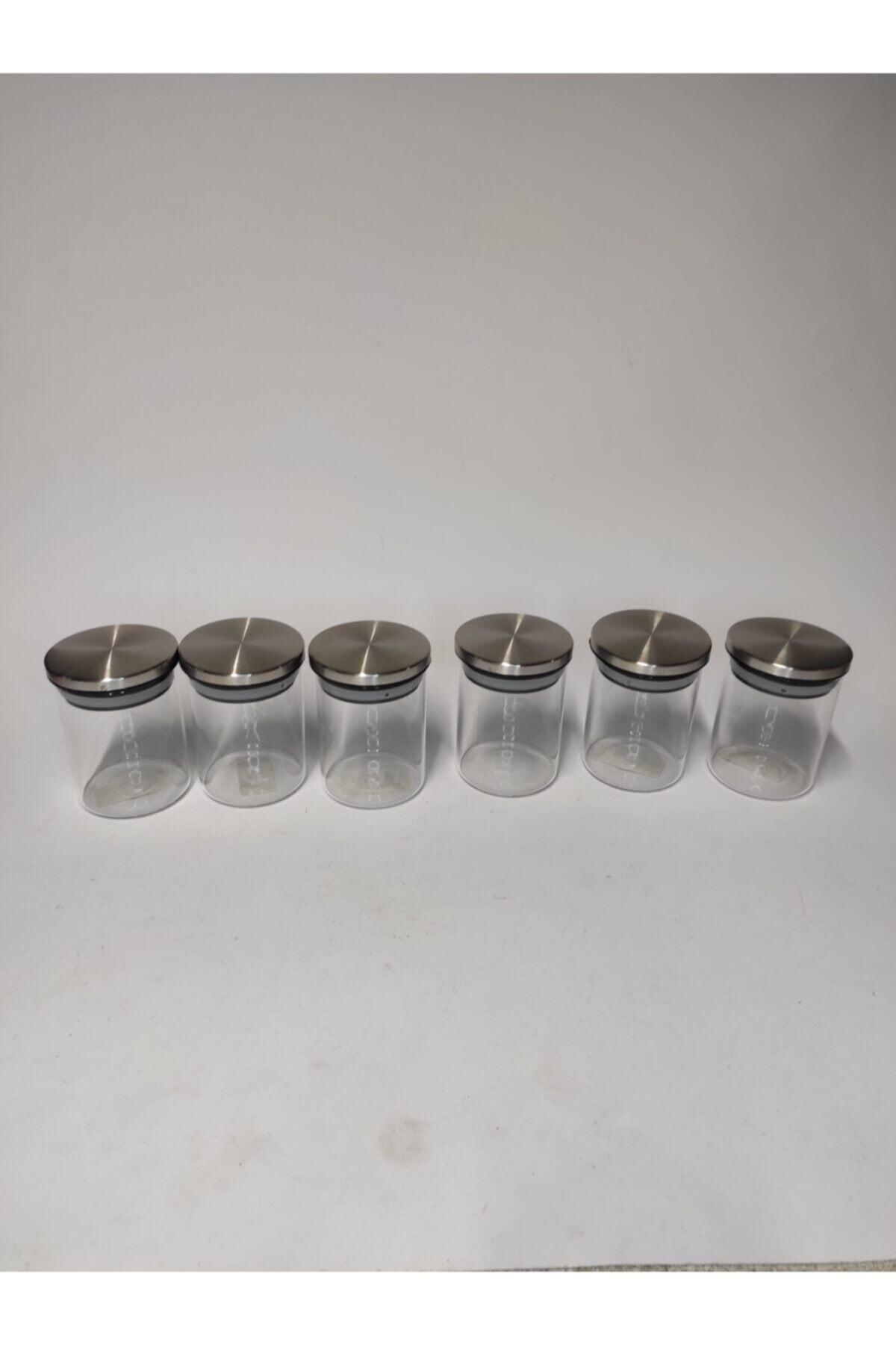 Paçi 6'lı Metal Kapaklı Minik Kavanoz.termisil Ince Camlı Metal Kapaklı Minik Kavanoz.