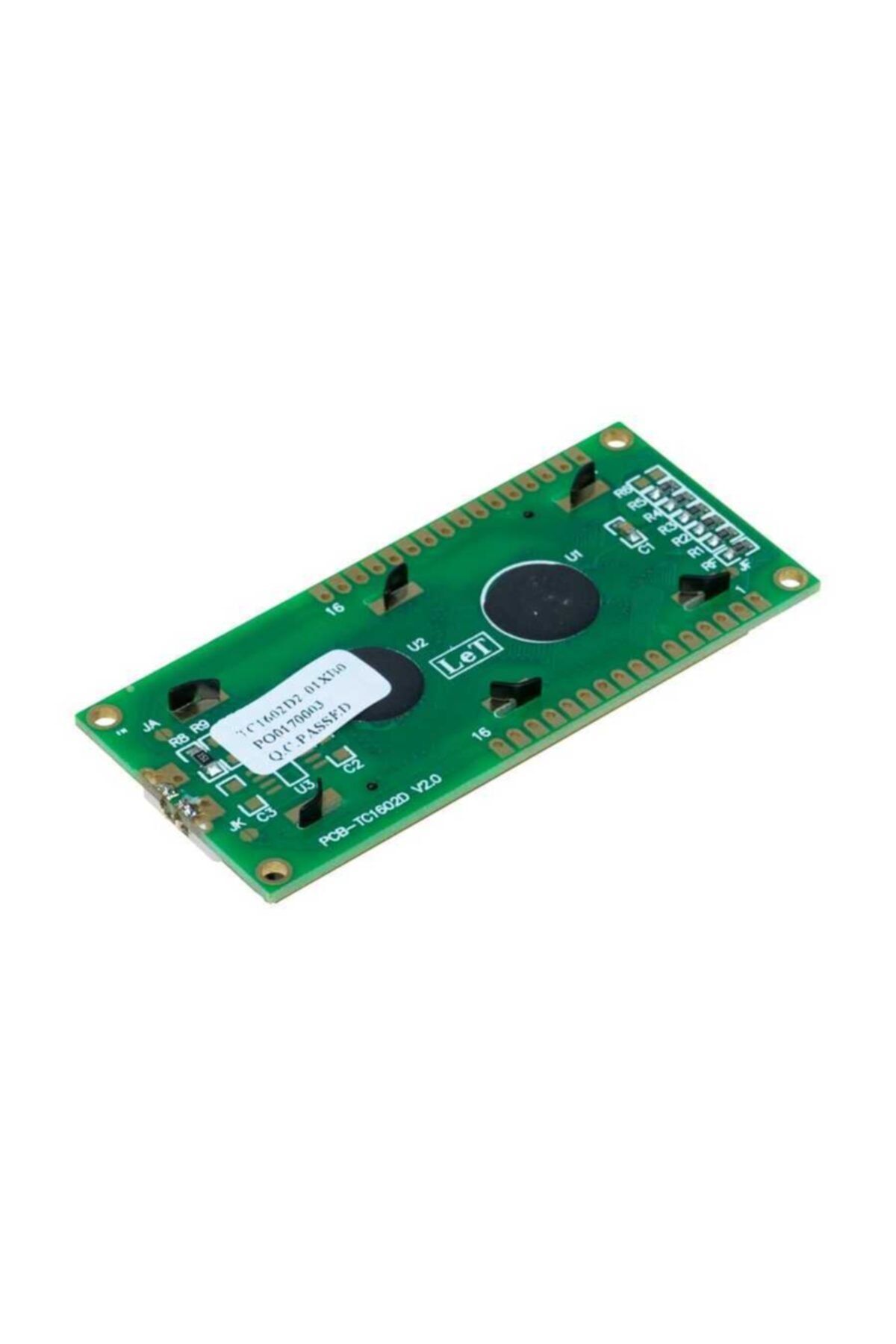 Robotistan 2x16 Lcd Ekran - Yeşil Üzerine Siyah - Tc1602a