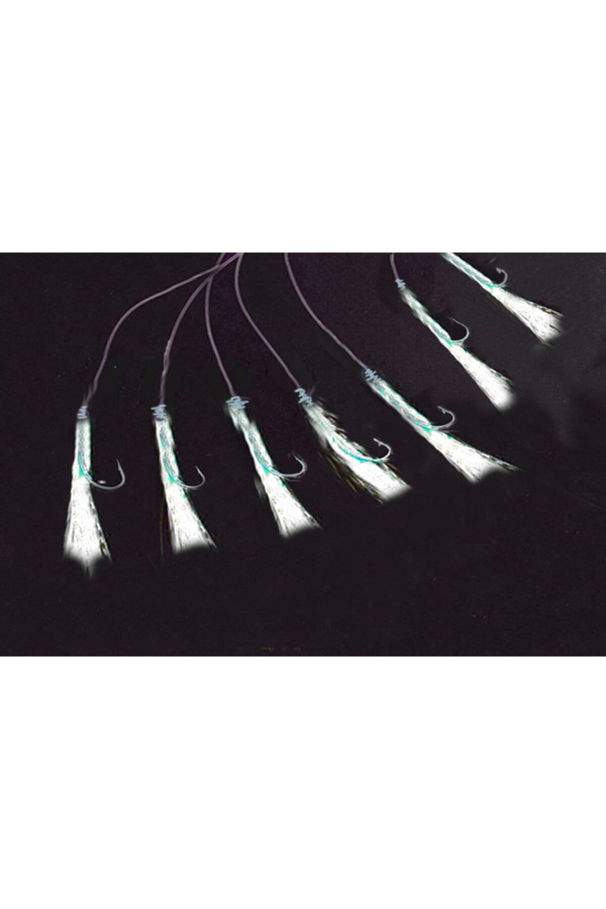 Fk Bilisim Beyaz Istavrit Çaparisi Bol Tüylü Simli (2 Takım)