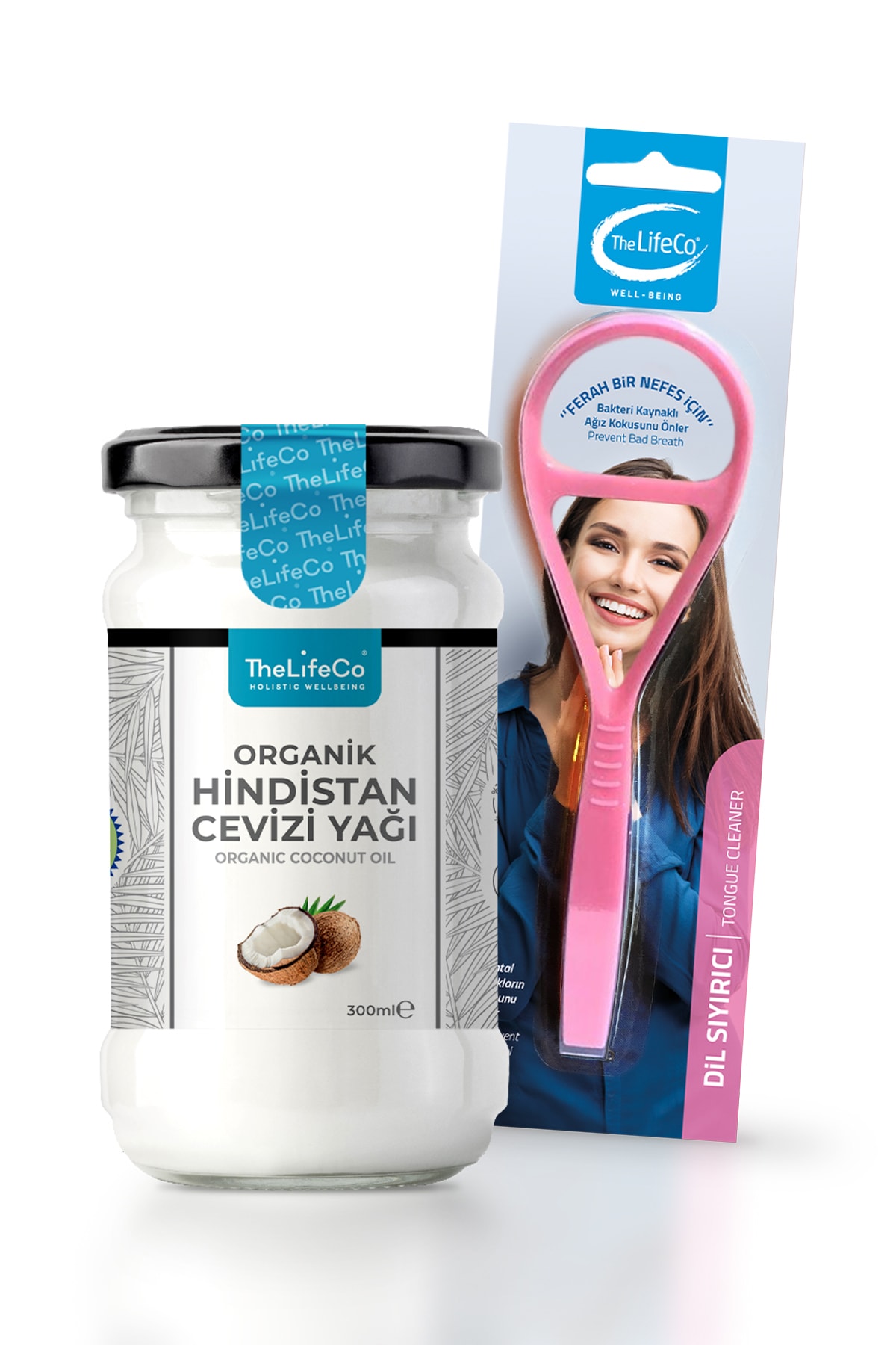 TheLifeCo Hindistan Cevizi Yağı Organik 300 ml