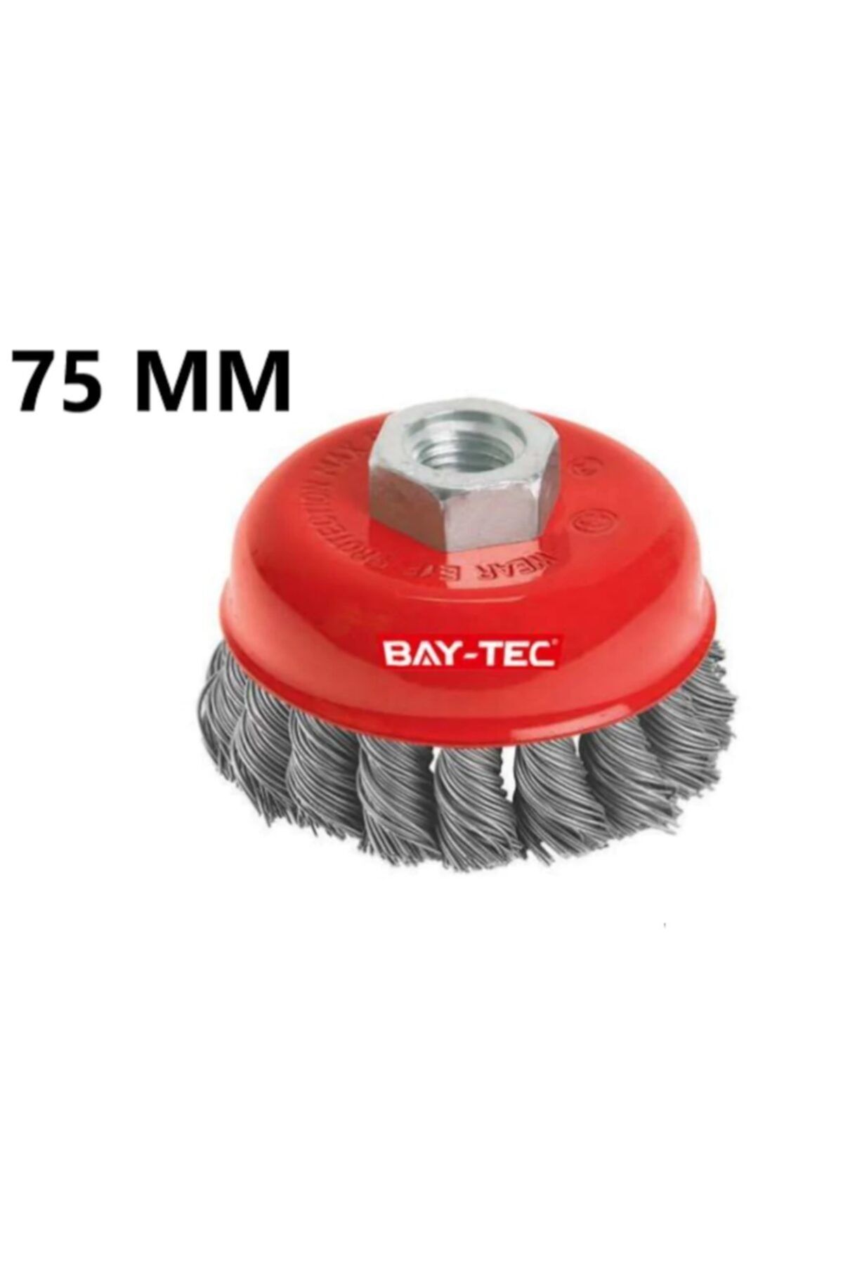 TEC Bay- Saçaklı Çanak Fırça 75 Mm Kod No:mk1100