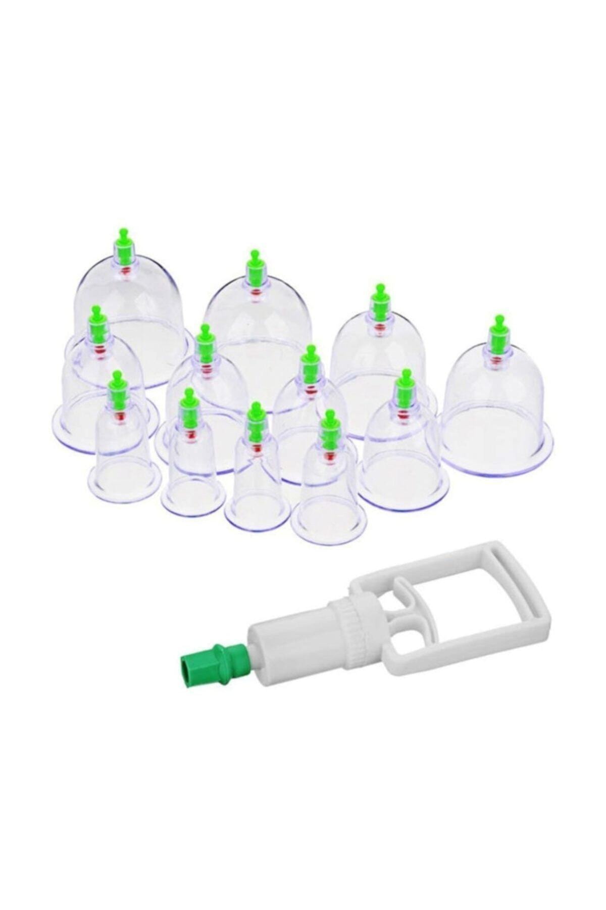 REN 12li Kupa Çekme Seti Vakumlu Hacamat Seti