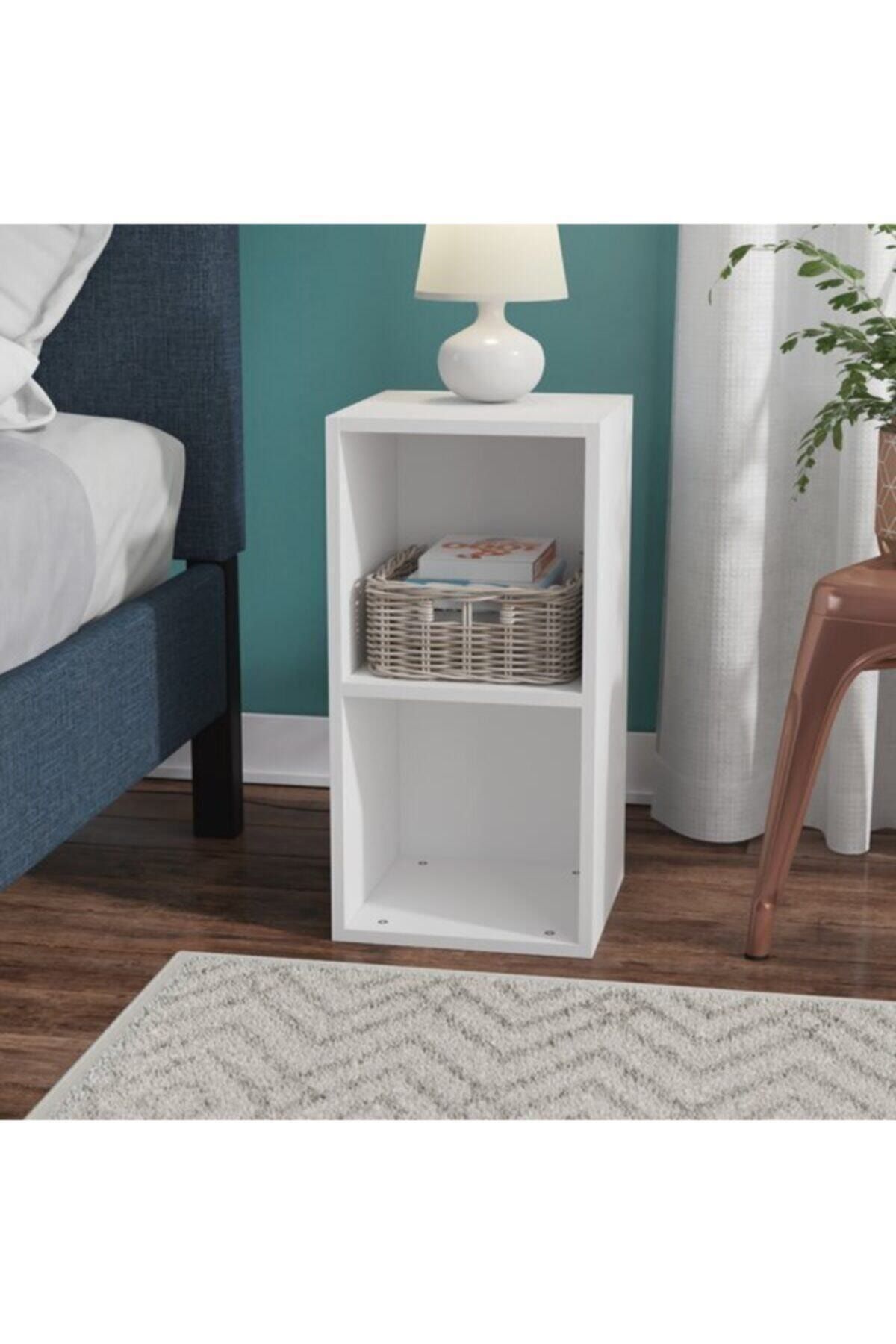 CAN MOBİLYA Kapaksız Beyaz Komidin -mdf-