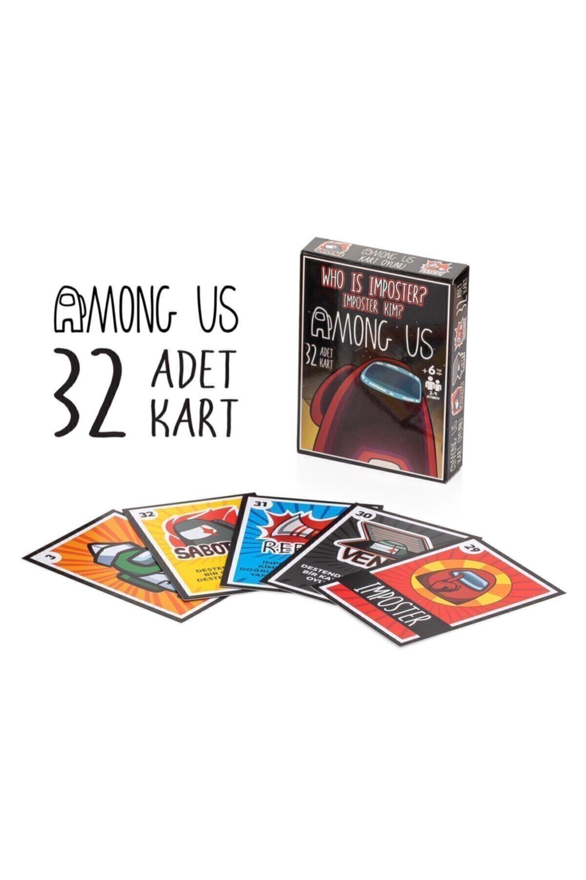 AMONG US 32 Adet Kutu Kart Oyunu
