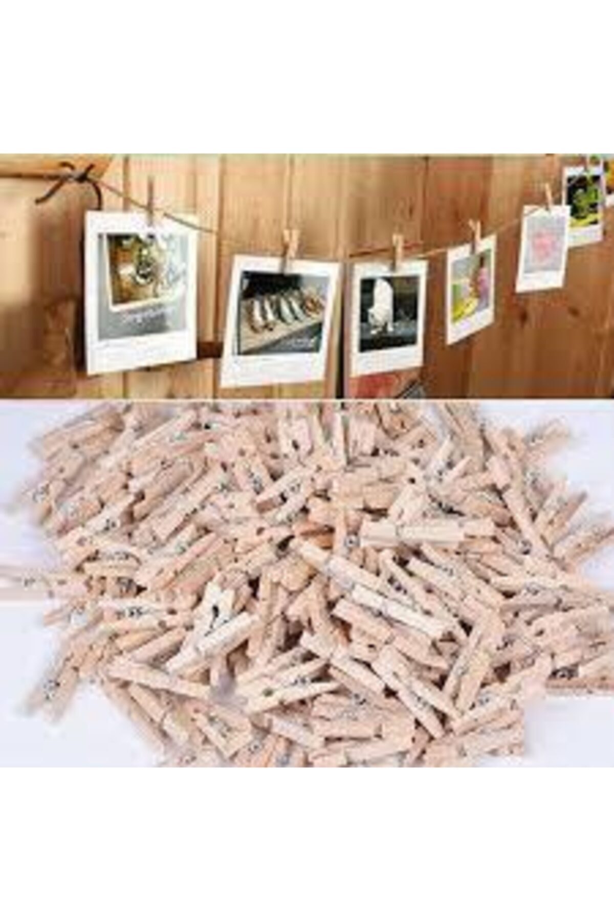 5DM Ahşap Mini Mandal Seti