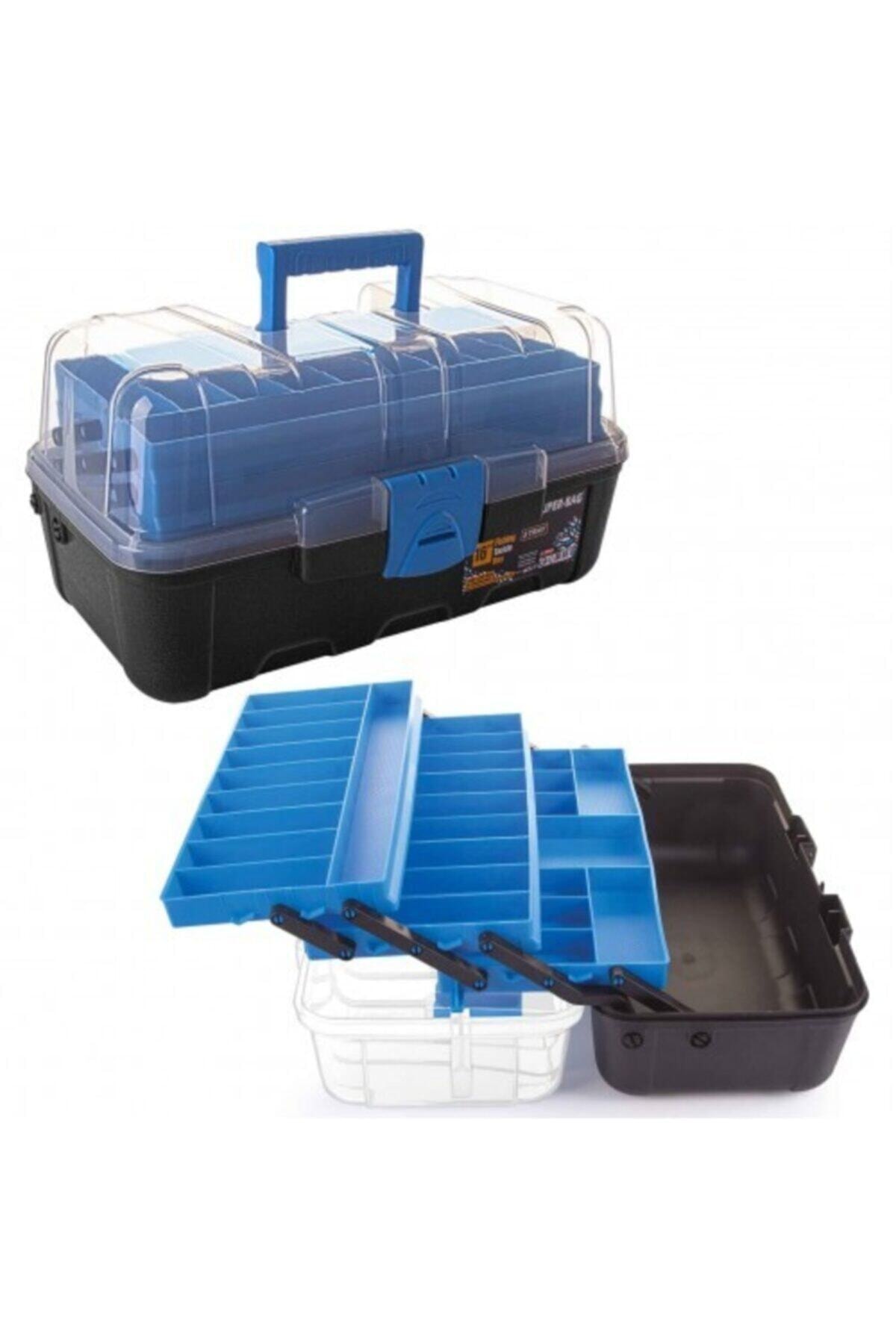 SUPERBAGCOM Super-bag 16'' Balıkçı Çantası Kırmızı- Sarı-mavi-siyah ( Renkler Stoğa Göre Gönderilecektir )