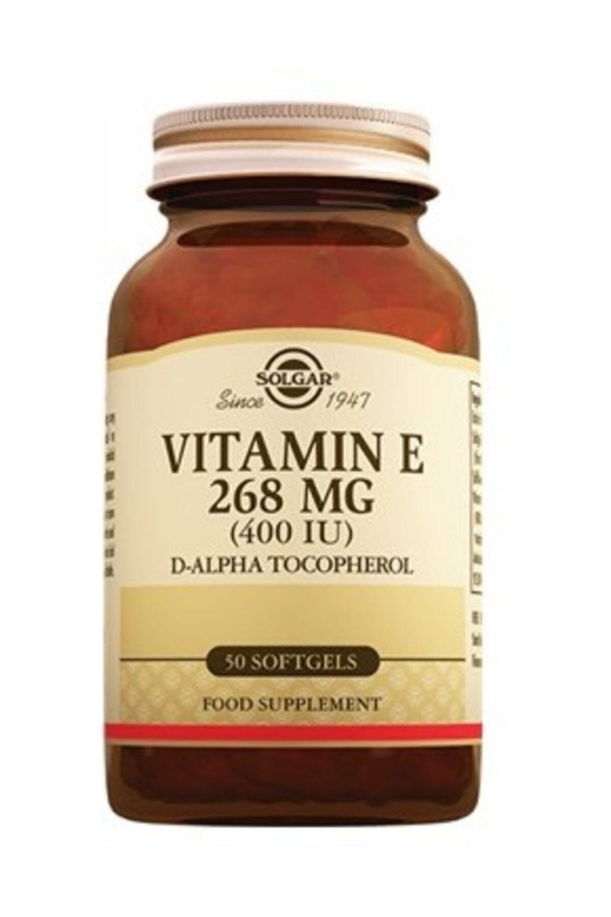 Solgar Vitamin E 400 Iu 268 mg 50 Kapsül