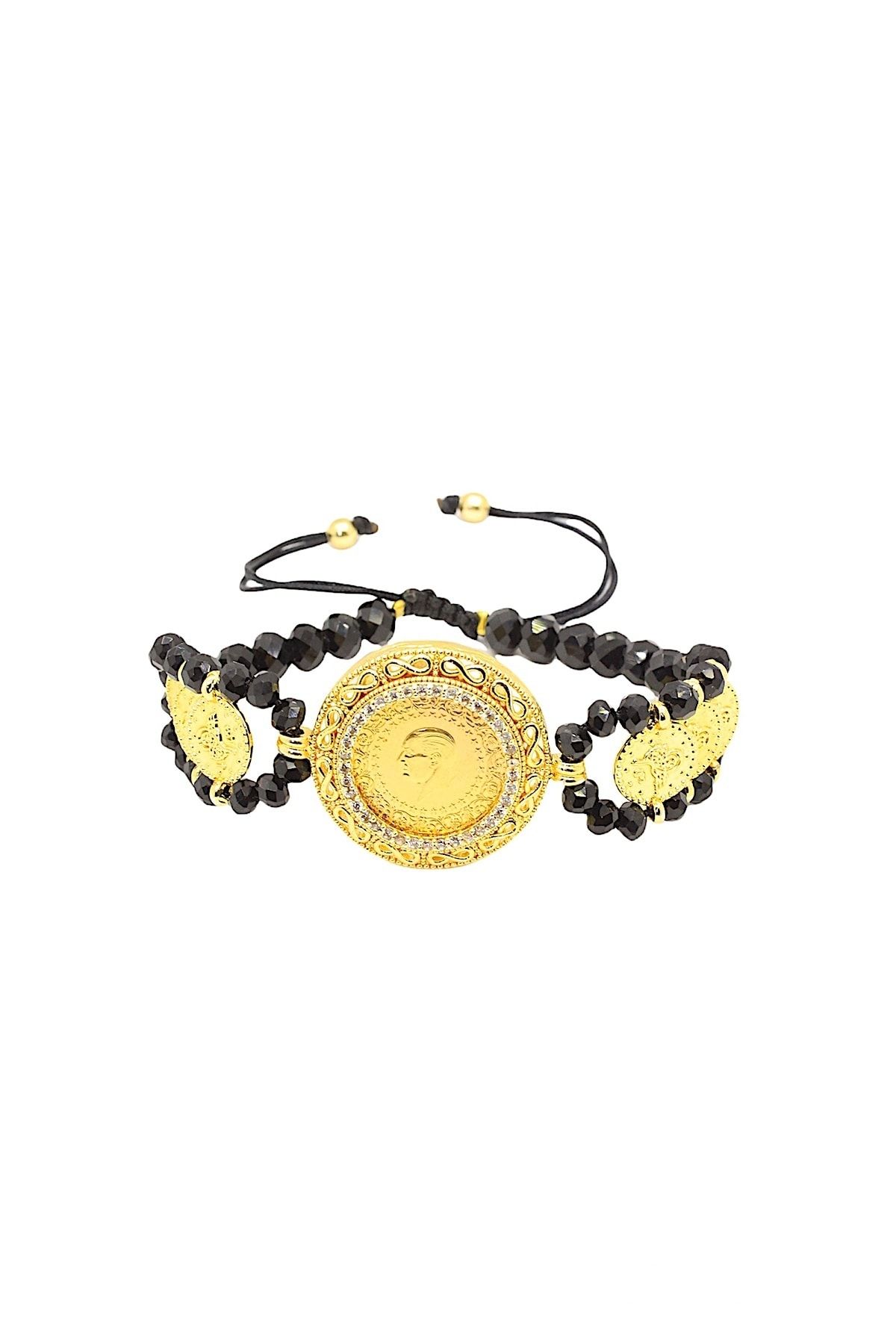 CiGOLD Taşlı Çeyrek Altın Bileklik 22 Ayar Altın 1,75 Gr K201026828