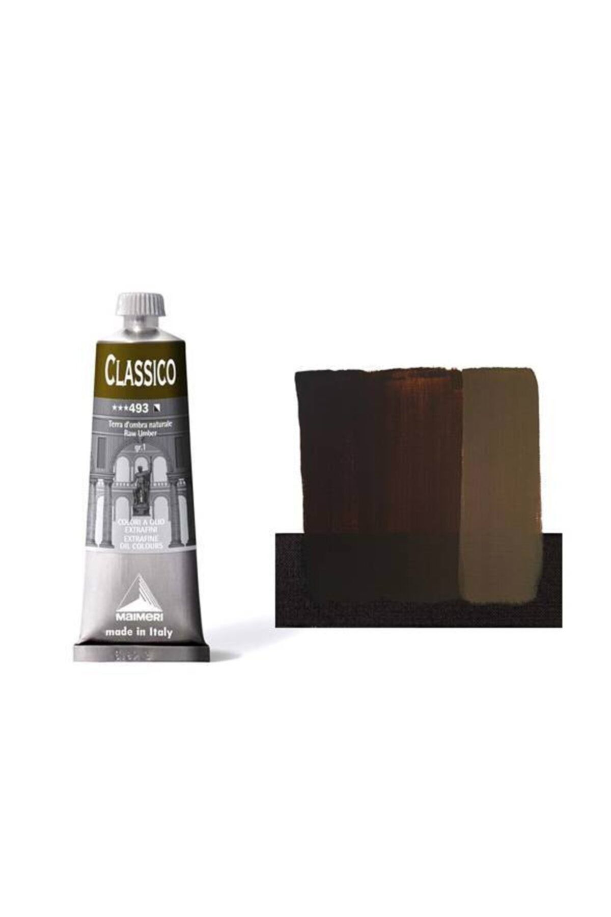 Maimeri Classico 200ml Yağlı Boya 493 Raw Umber