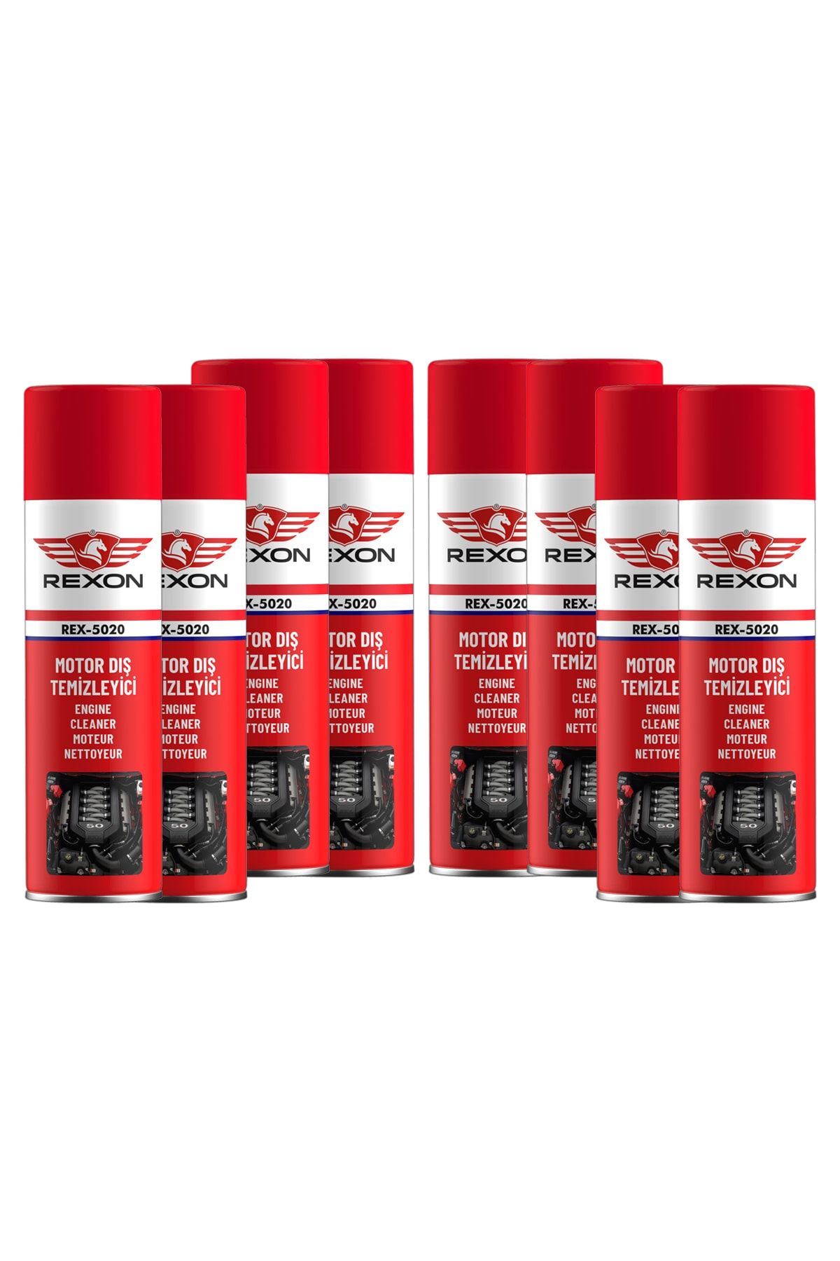 Rexon Motor Temizleme 500 ml 8 Adet