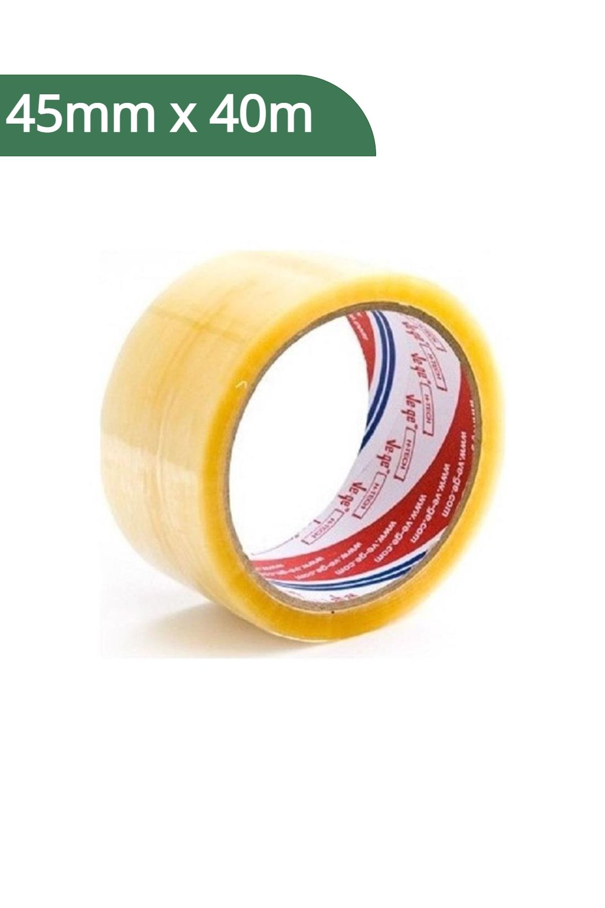 Varbifırsat Vege Şeffaf Koli Bandı 45 Mm X 40 M Fil