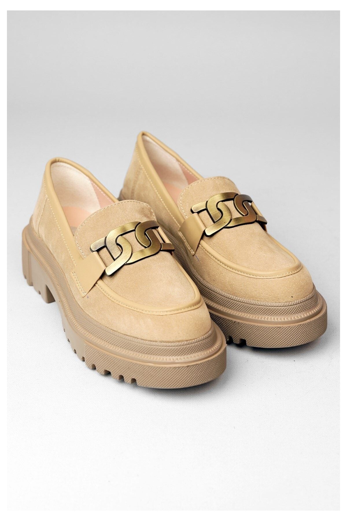 SEÇ KUNDURA Seç 805 Loafer Kadin Ayakkabi Vizon