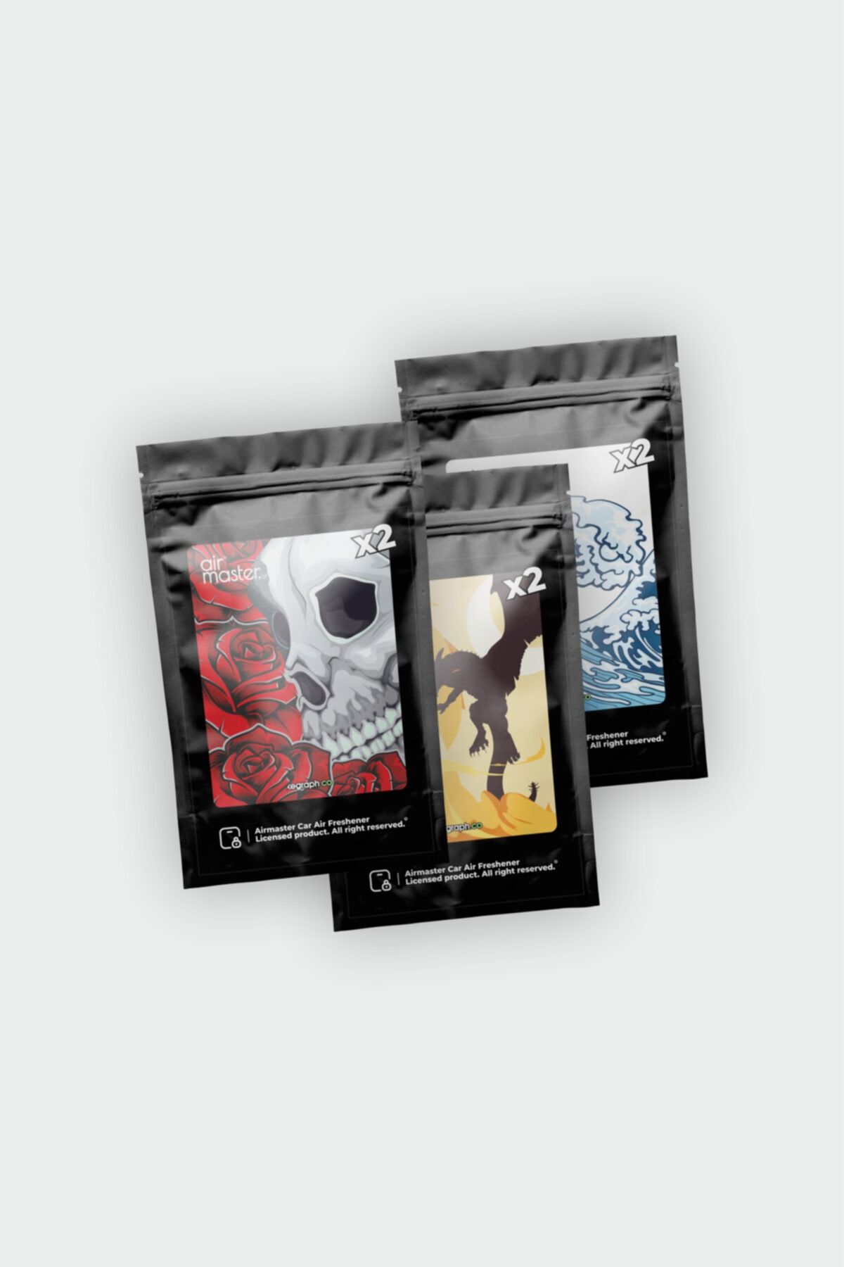 AIRMASTER Car Air Freshener Mix Collections Araç Kokusu 3 Lü