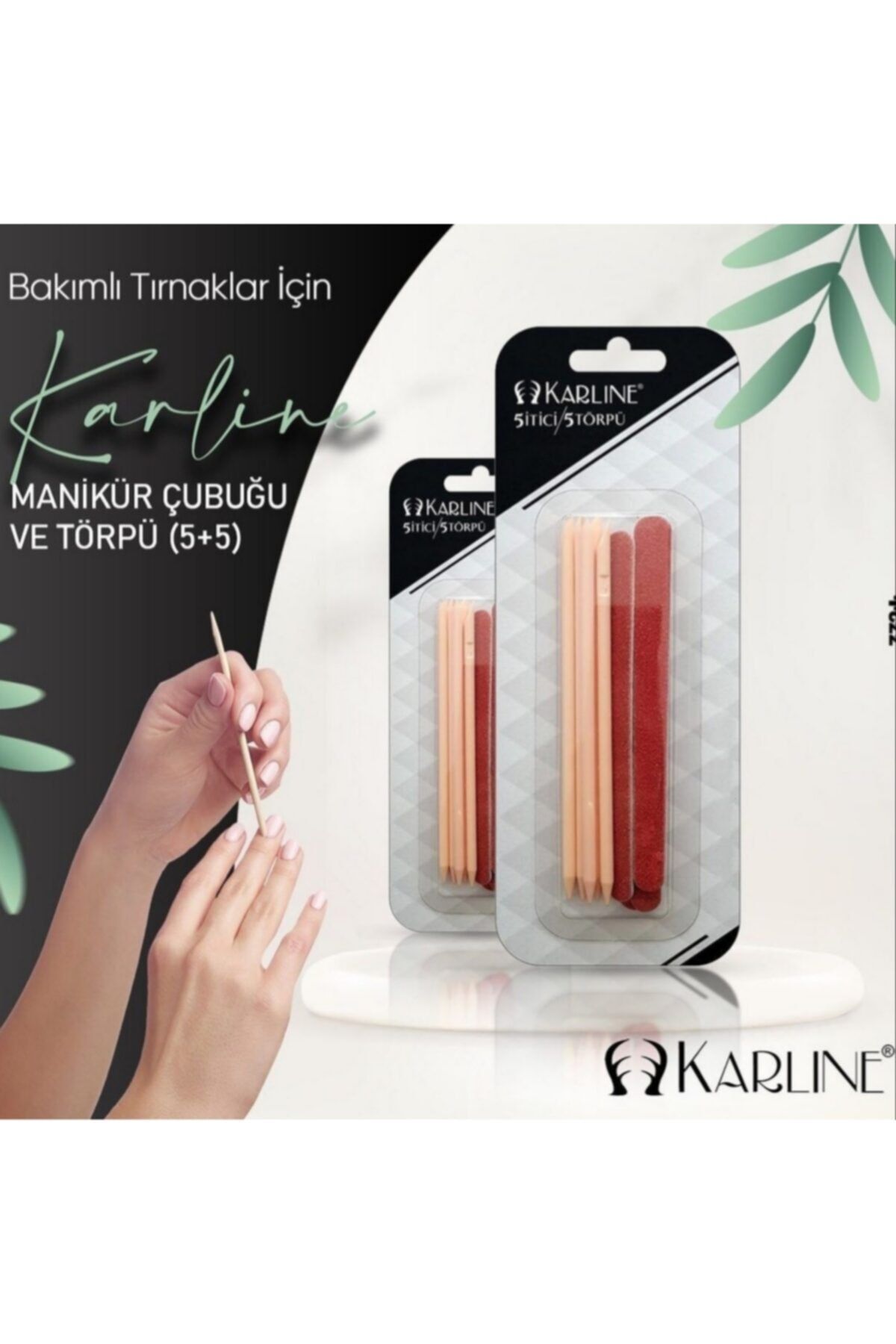 Karline 5 Tırnak Eti Itici 5 Kağıt Törpü Paketi