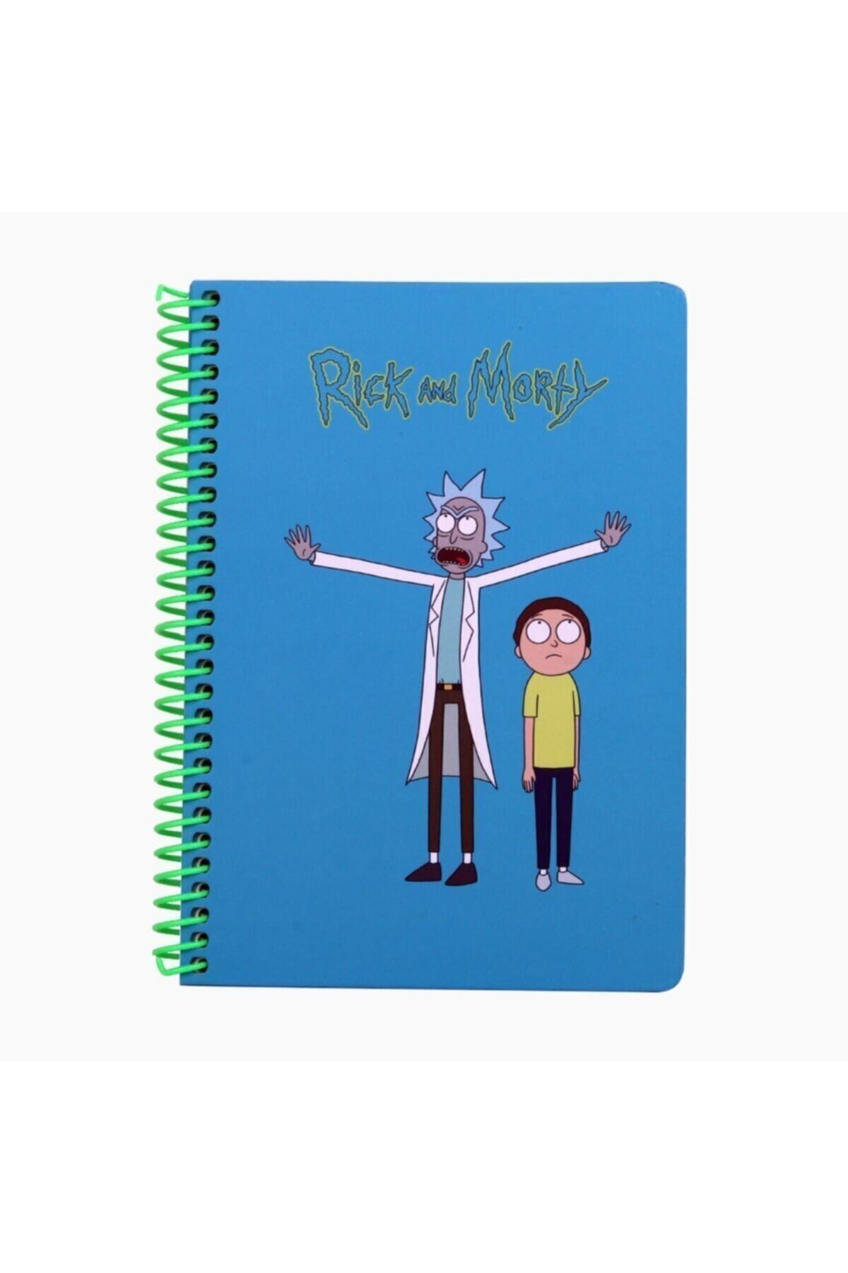 Mabbels Butik Rick And Morty Mavi Defter
